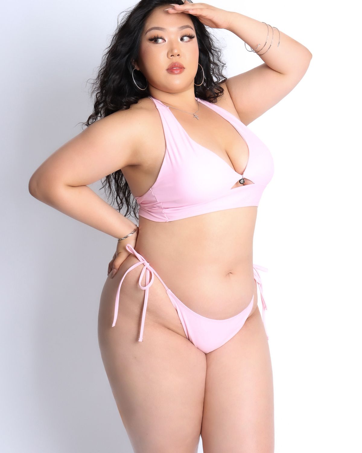 쿨시스(COOLSIS) CS KEYHOLE BIKINI BOTTOM (PINK)
