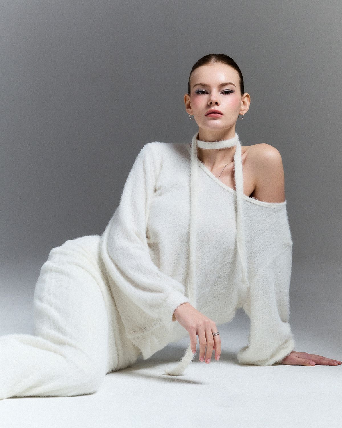 쿨시스(COOLSIS) CS FUR MERMAID LONG SK-059 (WHITE)