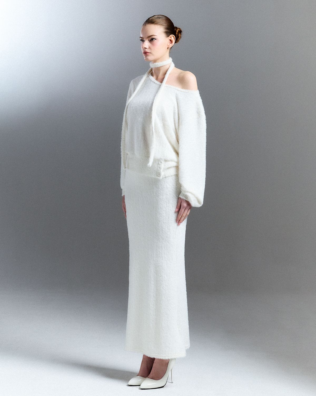 쿨시스(COOLSIS) CS FUR MERMAID LONG SK-059 (WHITE)