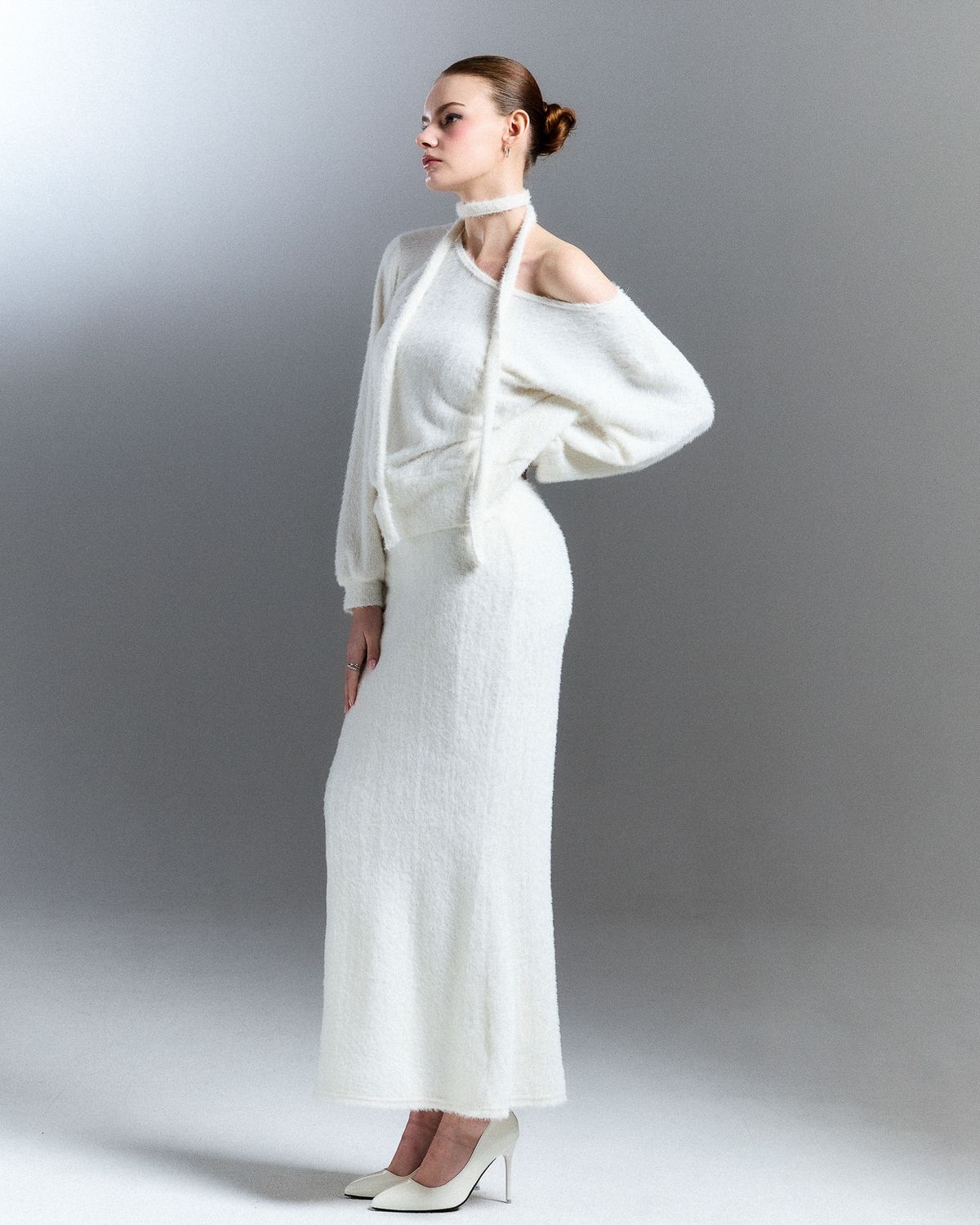 쿨시스(COOLSIS) CS FUR MERMAID LONG SK-059 (WHITE)