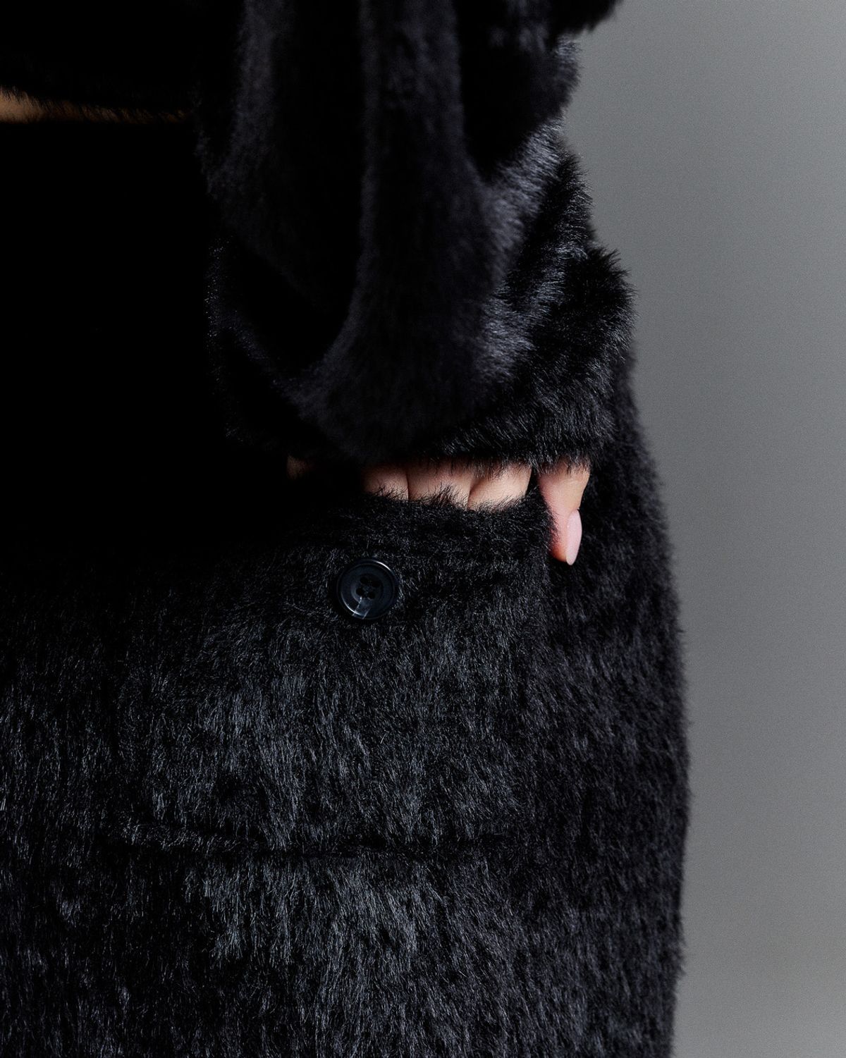 쿨시스(COOLSIS) CS FUR MERMAID LONG SK-059 (BLACK)