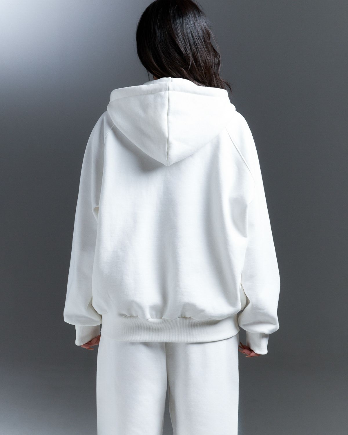 쿨시스(COOLSIS) CS WINTER HOODIE ZIP-020 (WHITE)