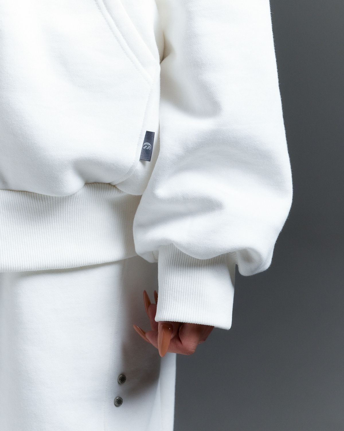 쿨시스(COOLSIS) CS WINTER HOODIE ZIP-020 (WHITE)