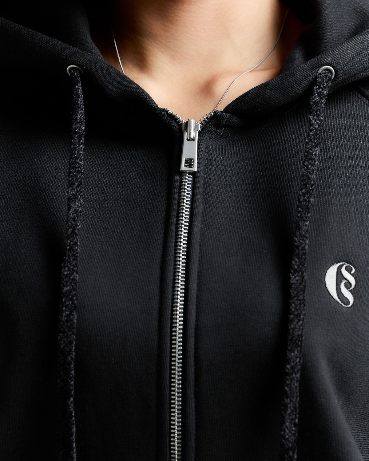 쿨시스(COOLSIS) CS WINTER HOODIE ZIP-020 (BLACK)