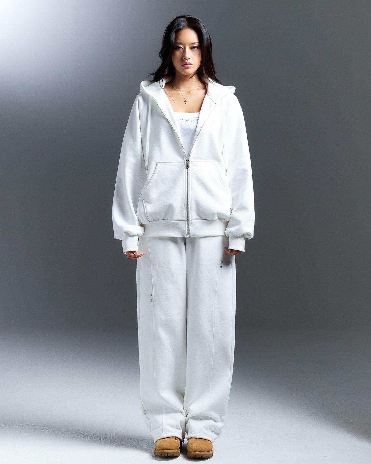쿨시스(COOLSIS) CS WINTER RIVET PANTS-058 (WHITE)