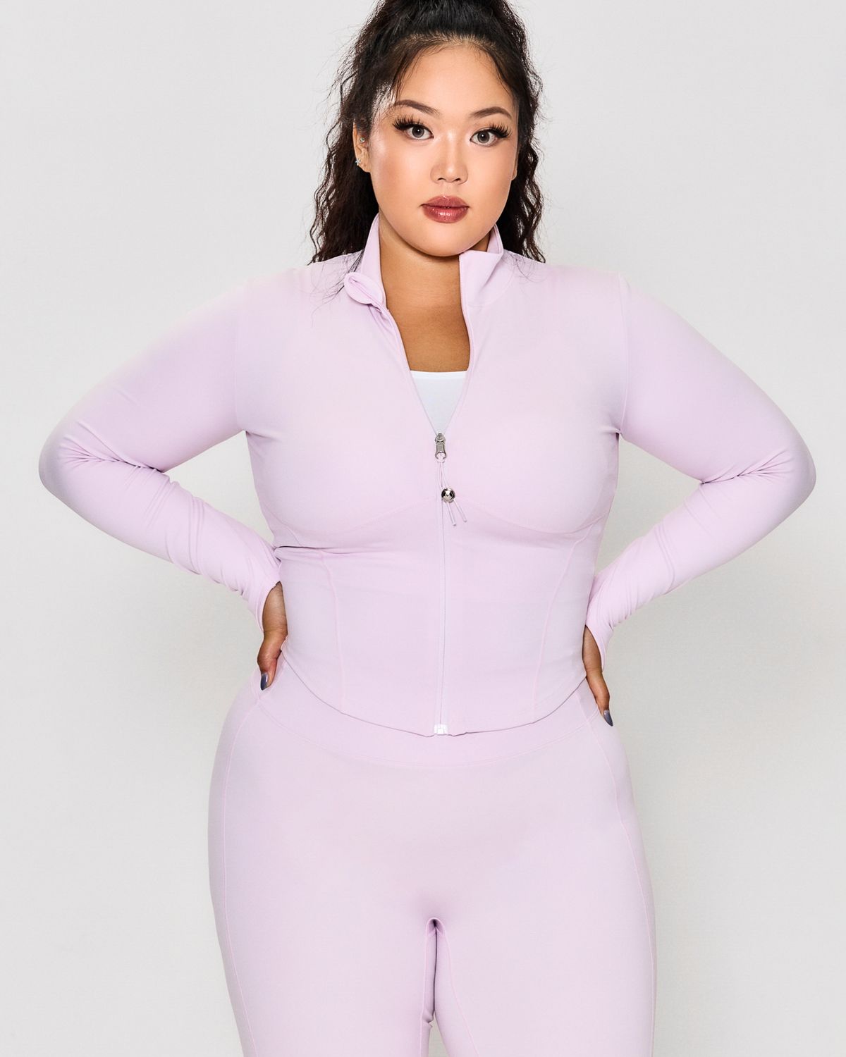 쿨시스(COOLSIS) CS CURVE FLEX ZIP JACKET (PINK)