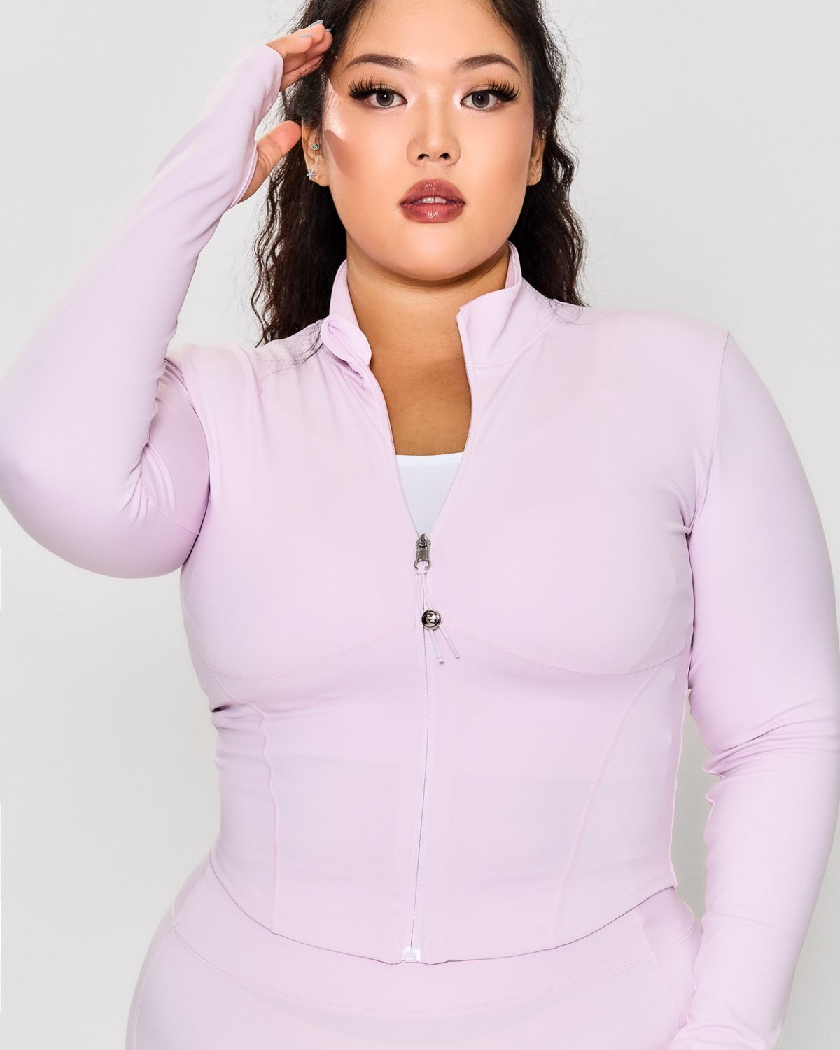 쿨시스(COOLSIS) CS CURVE FLEX ZIP JACKET (PINK)