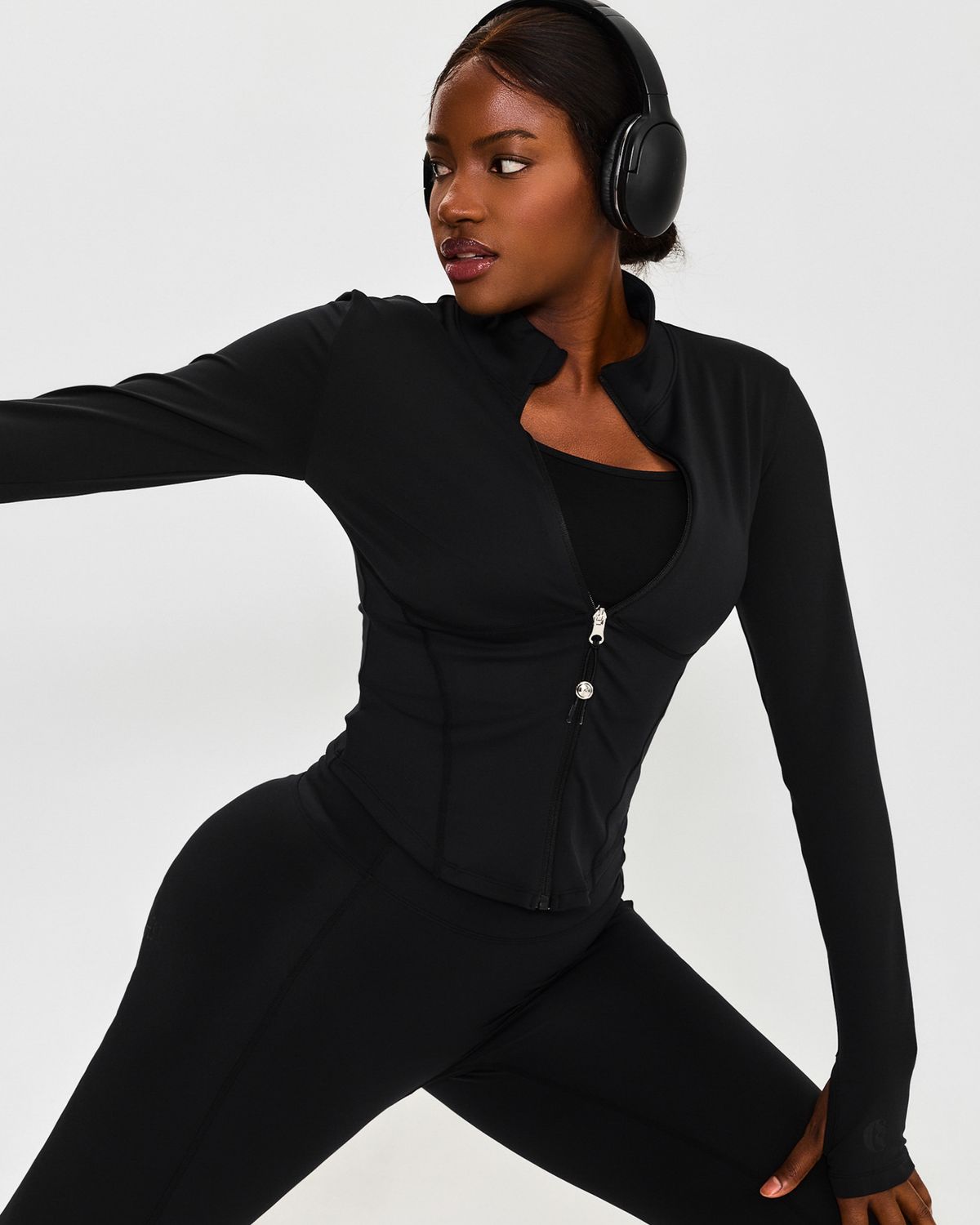 쿨시스(COOLSIS) CS CURVE FLEX ZIP JACKET (BLACK)