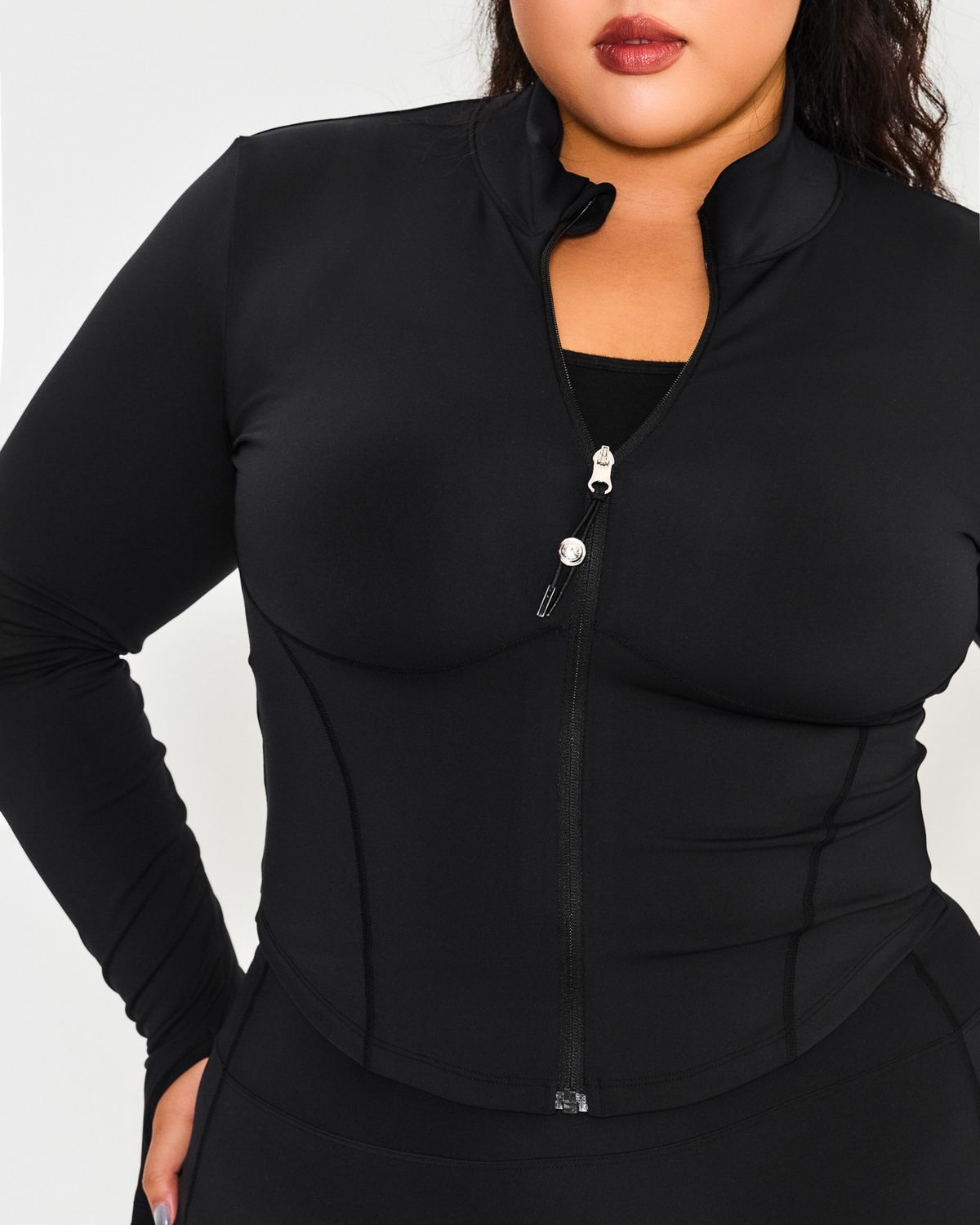 쿨시스(COOLSIS) CS CURVE FLEX ZIP JACKET (BLACK)