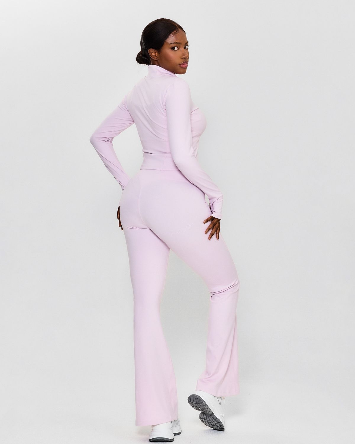 쿨시스(COOLSIS) CS CURVE BOOTCUT LEGGINGS (PINK)