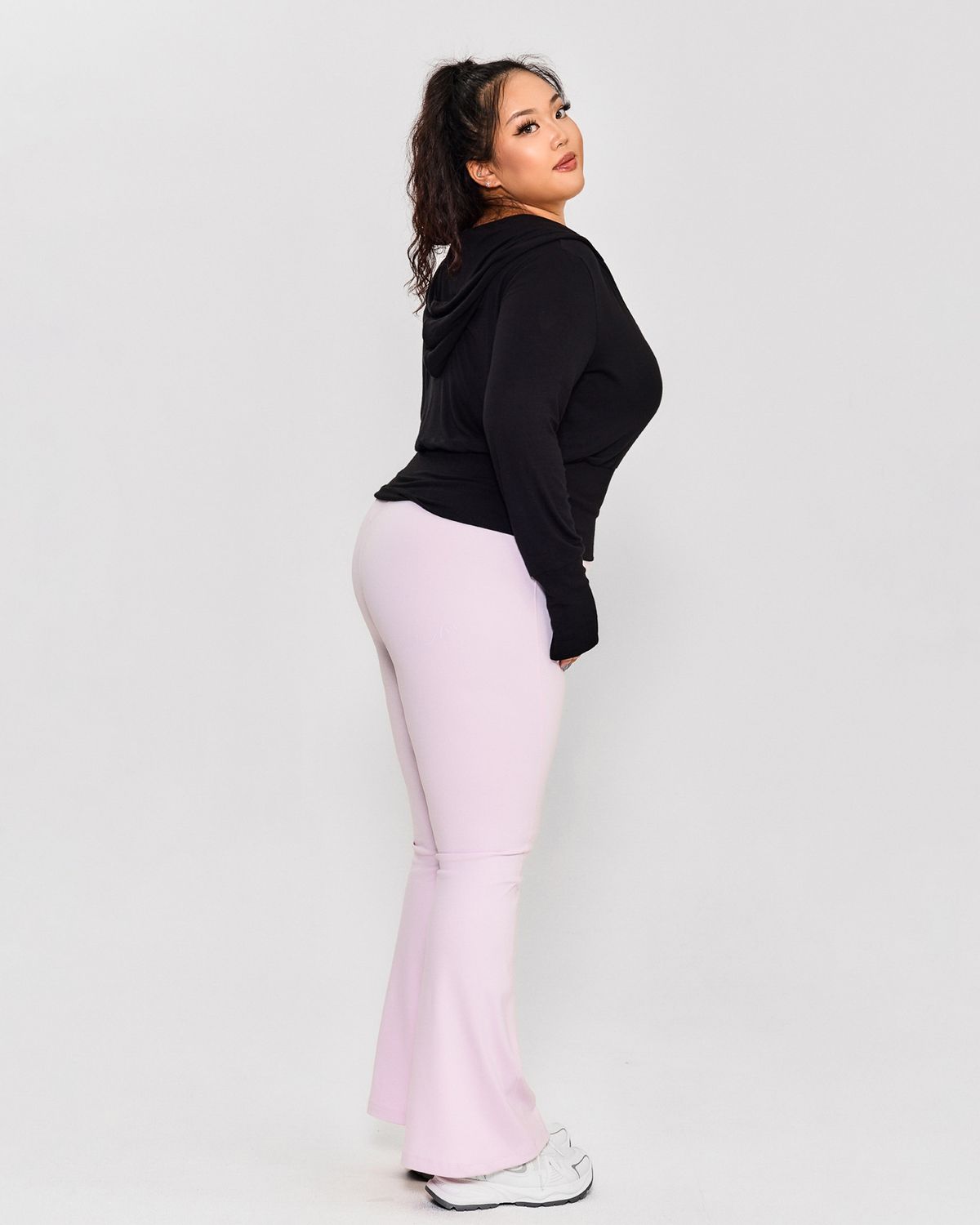 쿨시스(COOLSIS) CS CURVE BOOTCUT LEGGINGS (PINK)