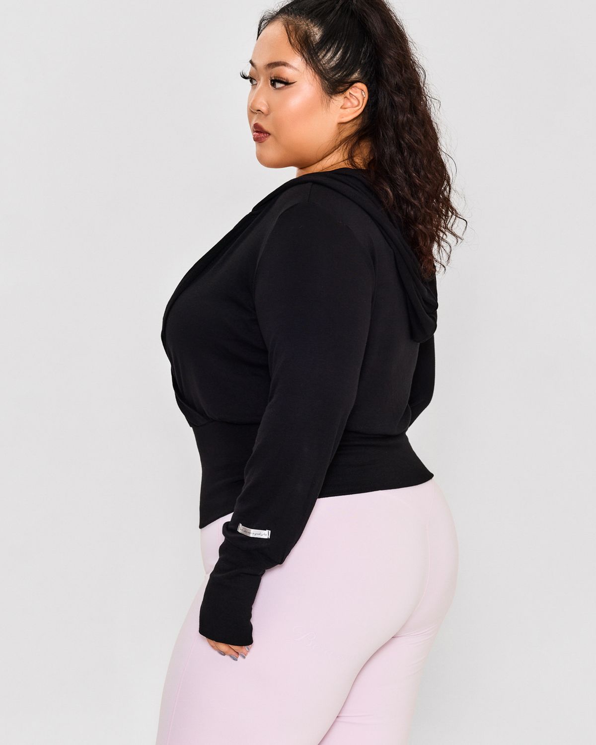 쿨시스(COOLSIS) CS COVER HOODIE TOP-057 (BLACK)