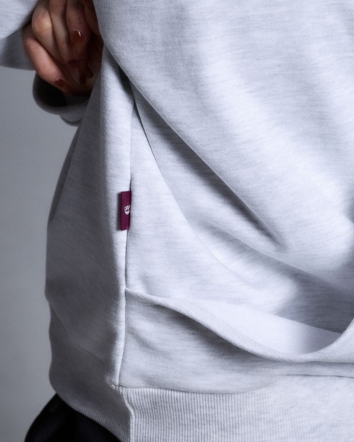 쿨시스(COOLSIS) CS BACKCUT SWEATSHIRT-054 (MELANGE)