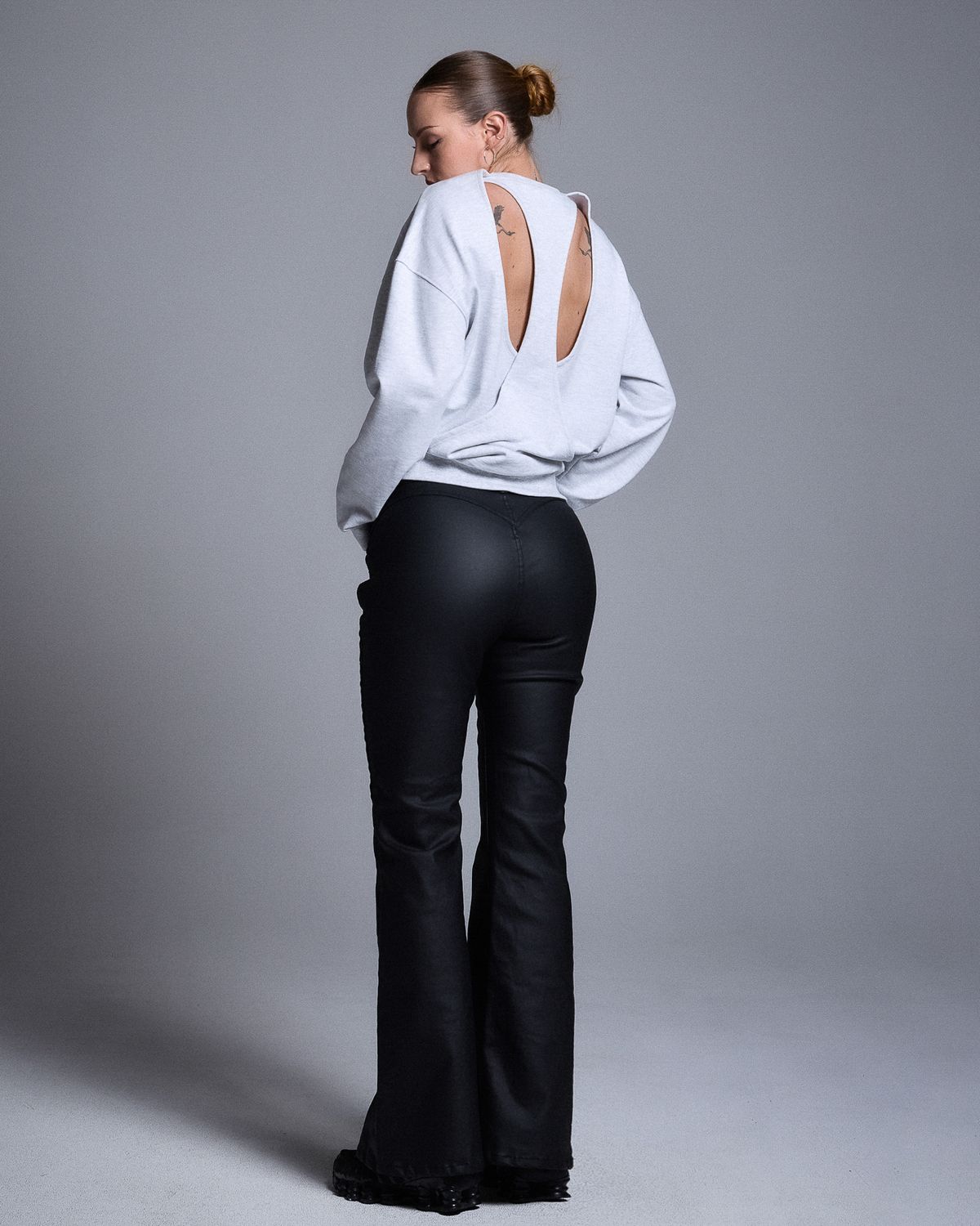 쿨시스(COOLSIS) CS BACKCUT SWEATSHIRT-054 (MELANGE)