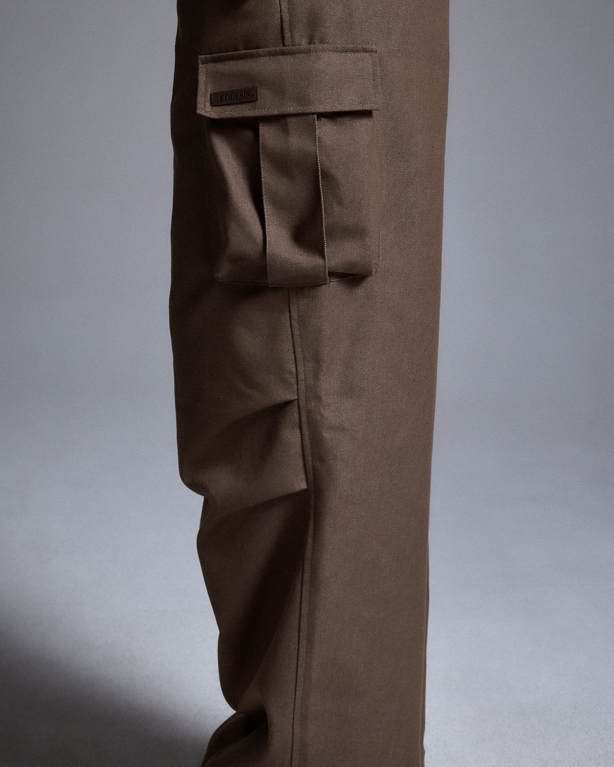 쿨시스(COOLSIS) CS CARGO WIDE JEANS-057 (BROWN)