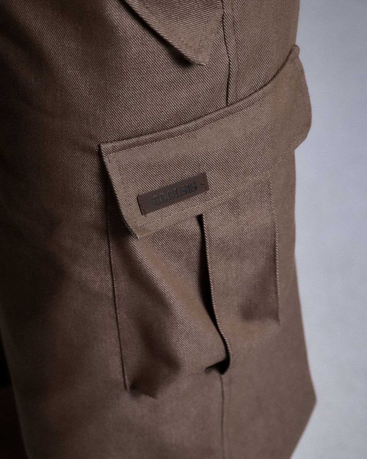 쿨시스(COOLSIS) CS CARGO WIDE JEANS-057 (BROWN)