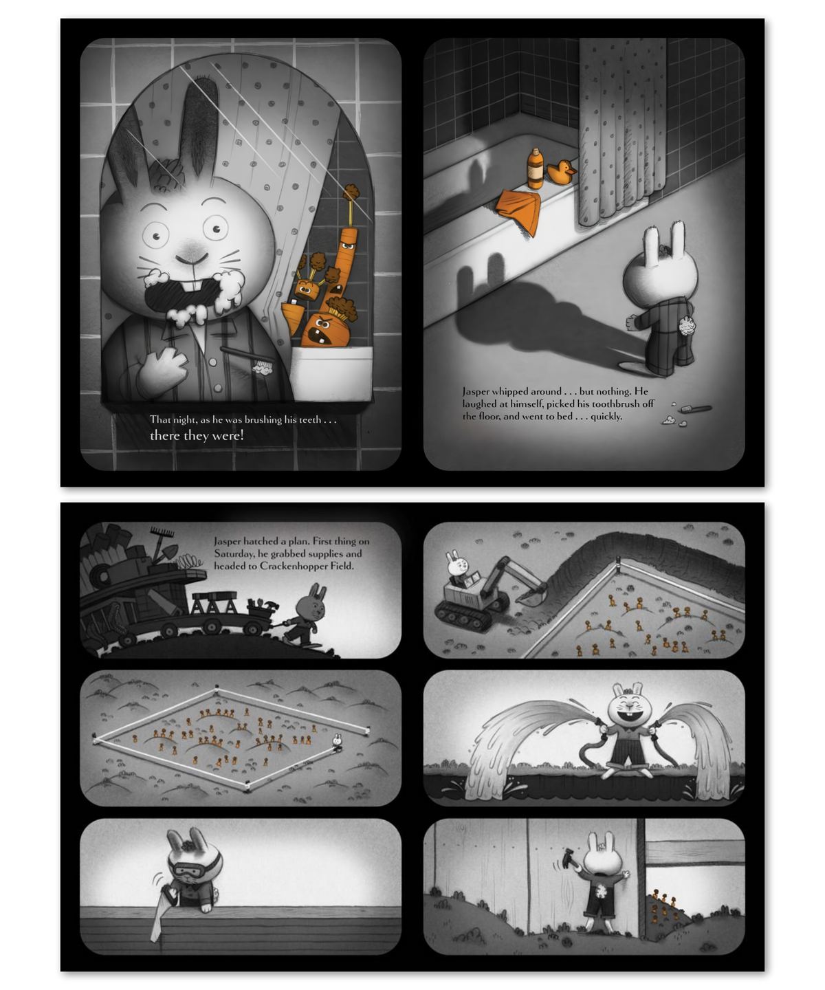 언어세상(LANGUAGE WORLD) Jasper Rabbit Creepy Tales! (Boxed Set)