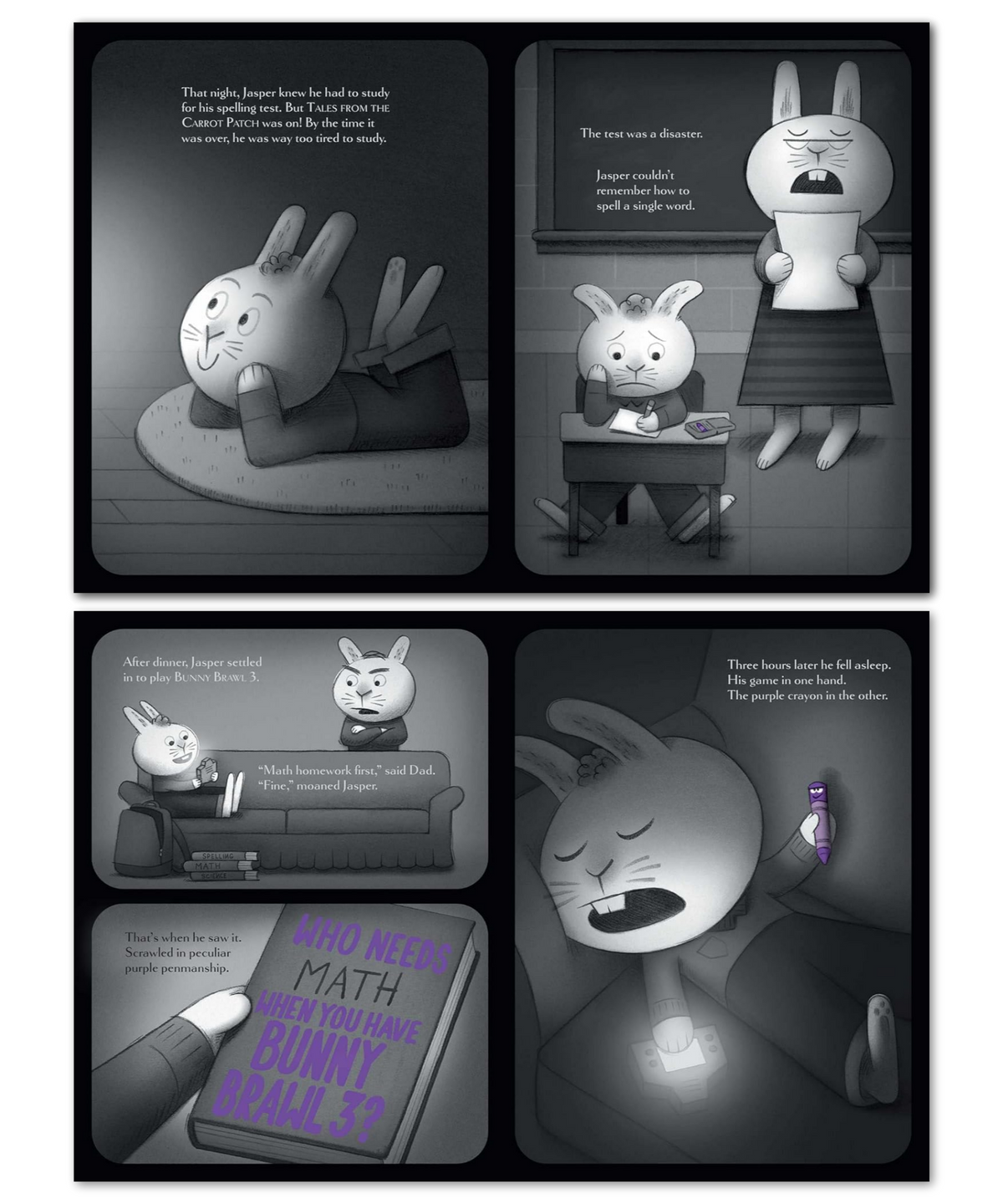 언어세상(LANGUAGE WORLD) Jasper Rabbit Creepy Tales! (Boxed Set)