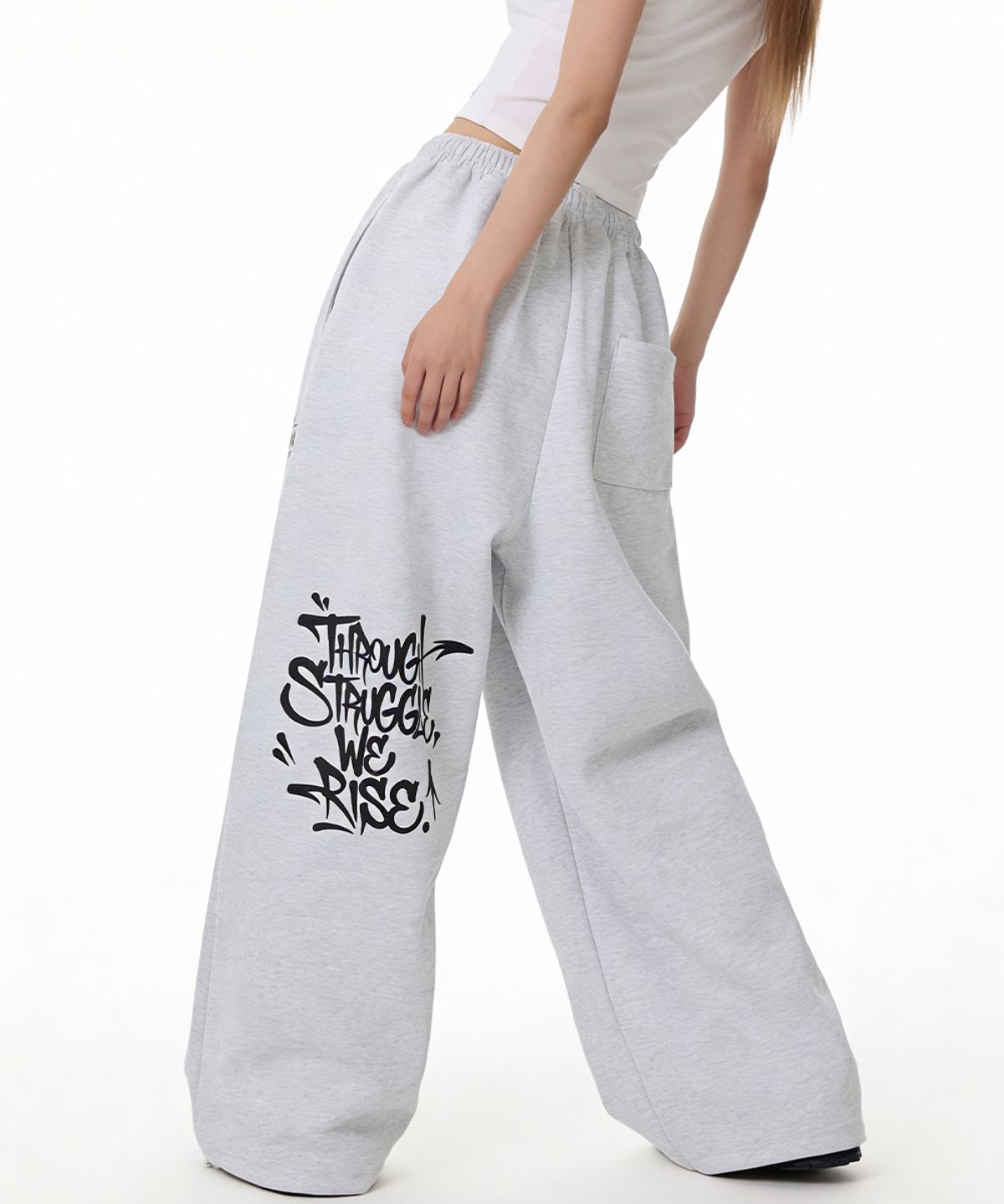아티스트웨어(ARTISTWEAR) [ATW] 라이즈 루즈 와이드팬츠 - 2COLOR