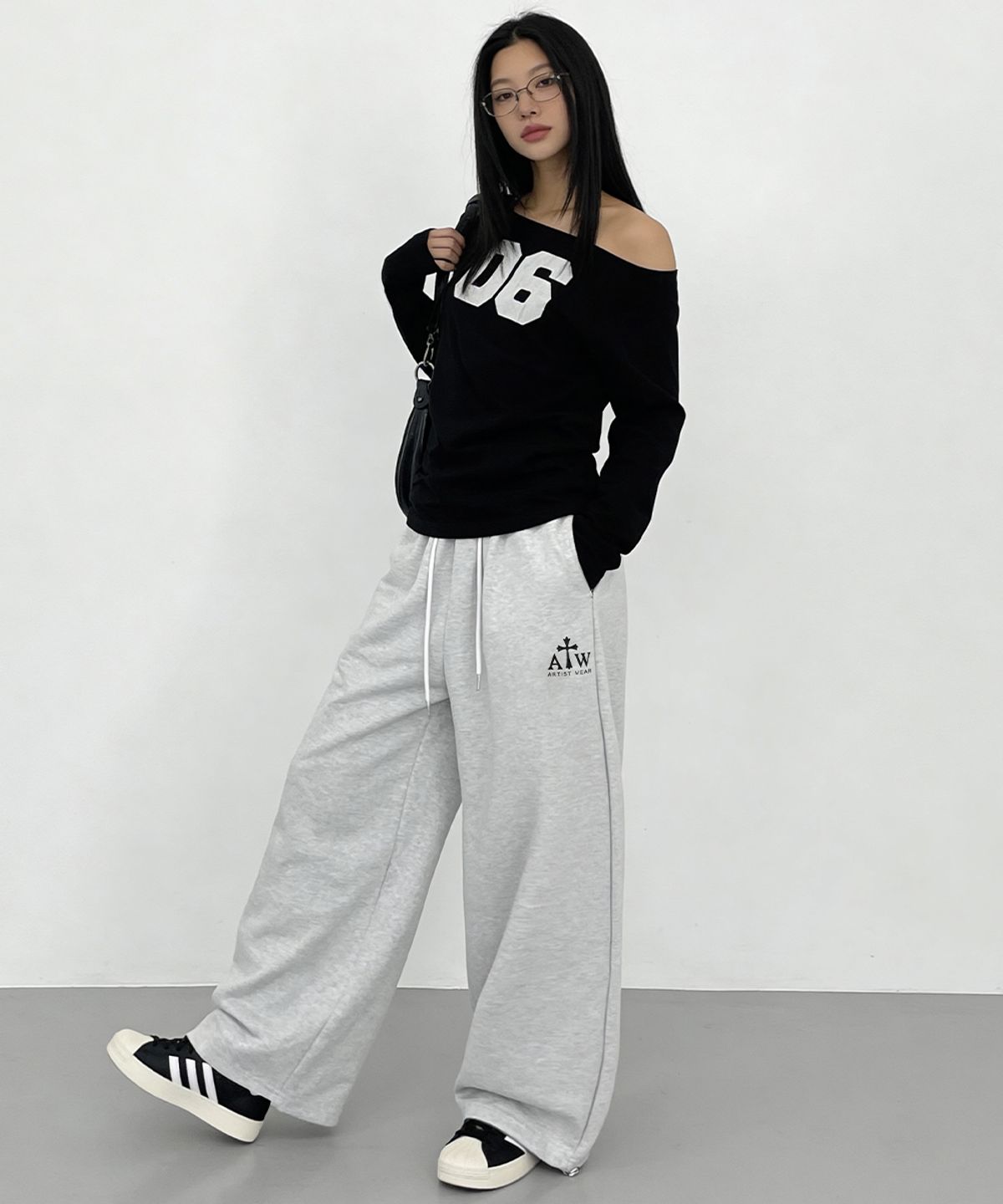 아티스트웨어(ARTISTWEAR) [ATW] 라이즈 루즈 와이드팬츠 - 2COLOR