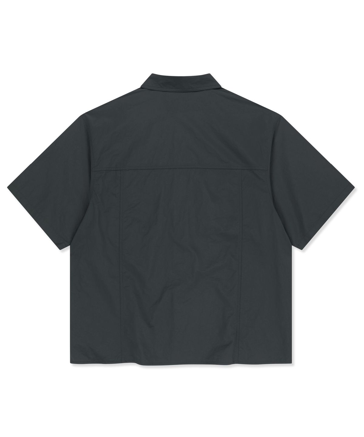 브라운브레스(BROWNBREATH) NYLON WORK SHIRTS - CHARCOAL