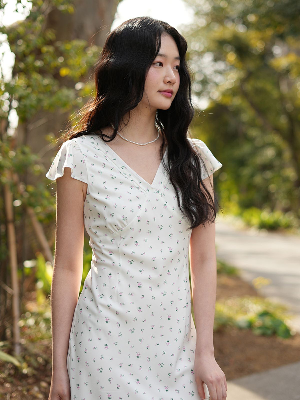 랭앤루(LANGNLU) ELIA Pintuck Dress(엘리아)_IVORY