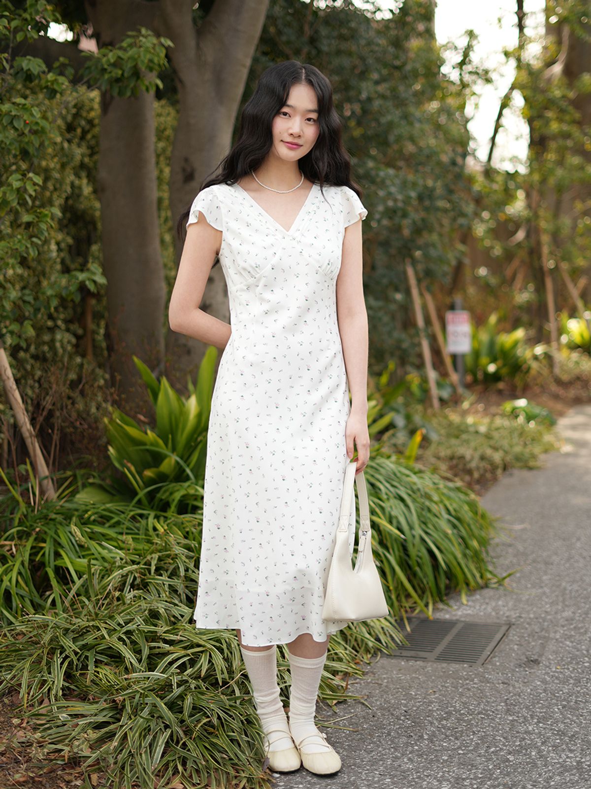 랭앤루(LANGNLU) ELIA Pintuck Dress(엘리아)_IVORY