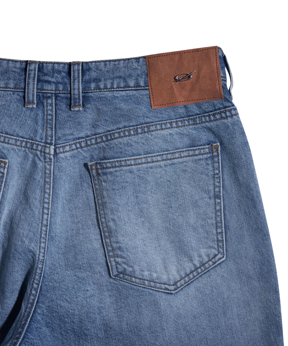 51퍼센트(51PERCENT) Banding denim pants - blue