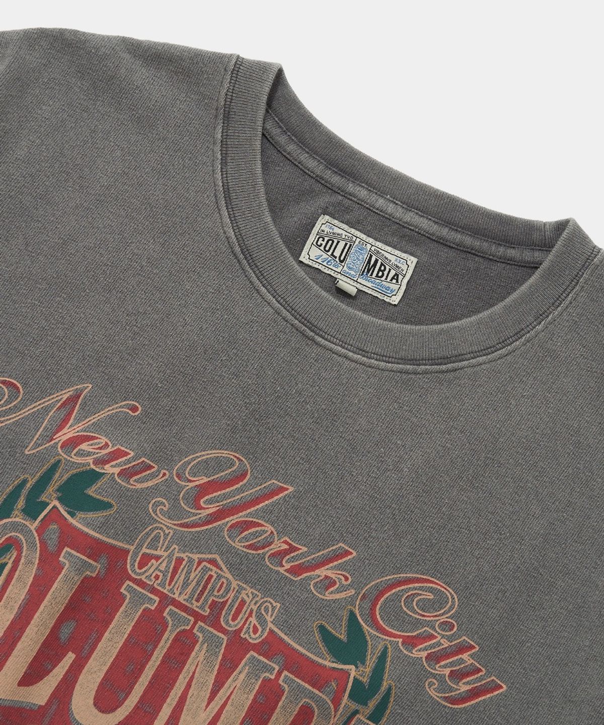 컬럼비아 유니버시티(COLUMBIA UNIVERSITY) CU CAMPUS MINERAL WASHED WOMEN S/S T-SHIRTS_GRAY
