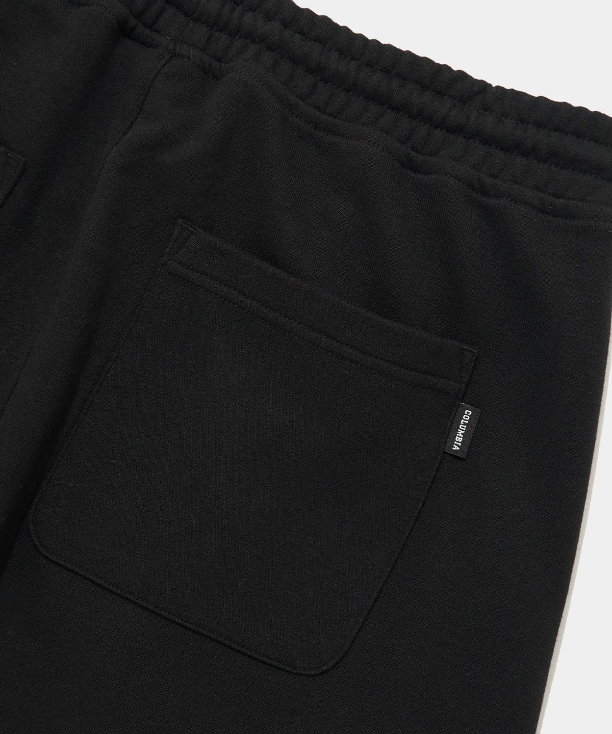 컬럼비아 유니버시티(COLUMBIA UNIVERSITY) NYC EMB PINTUCK TERRY SWEAT SHORTS PANTS_BLACK
