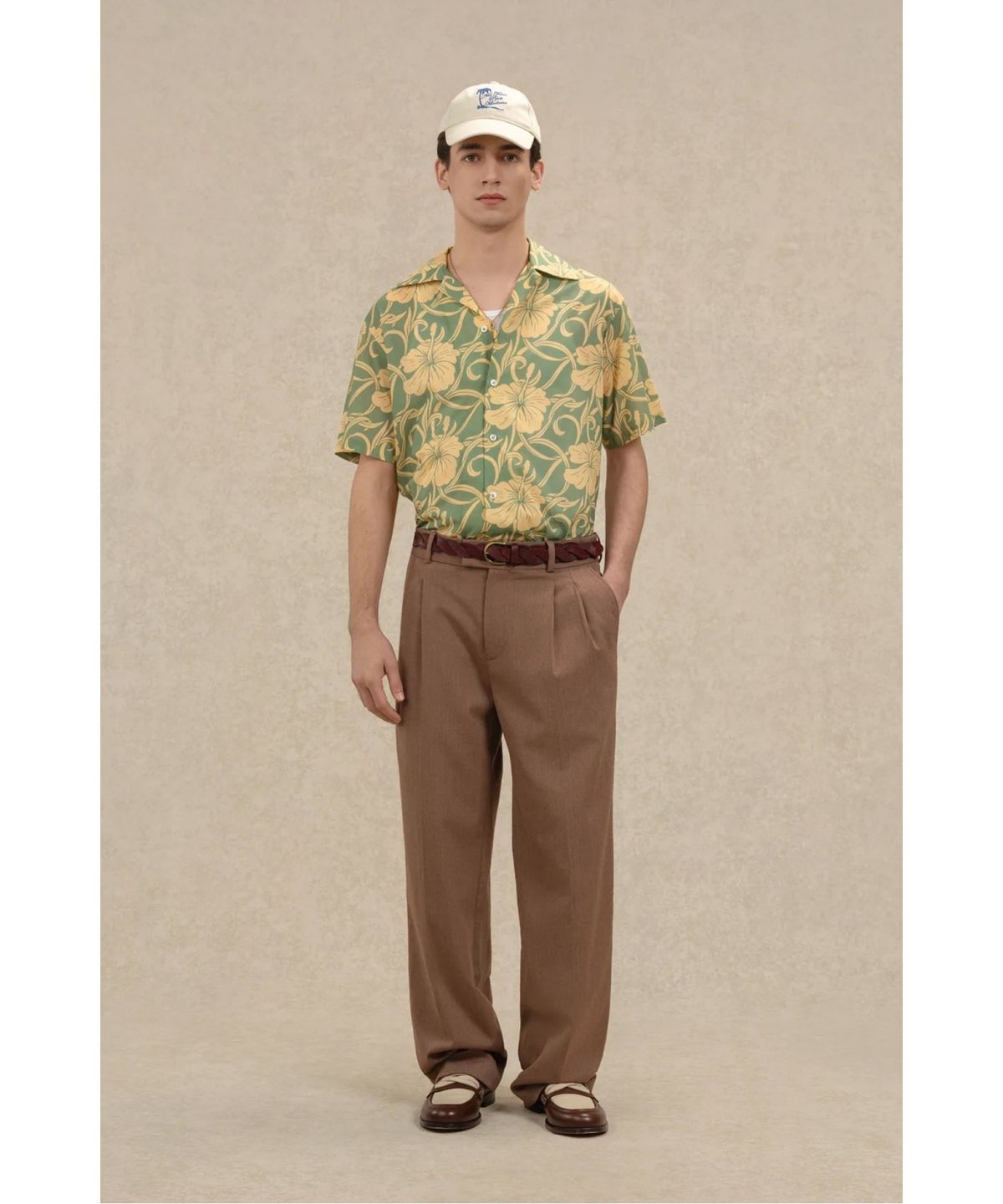 드롤드무슈(DROLE DE MONSIEUR) 히비스커스 모노그램 셔츠 Chemise Hibiscus Monoramme D0SCM26214GRX