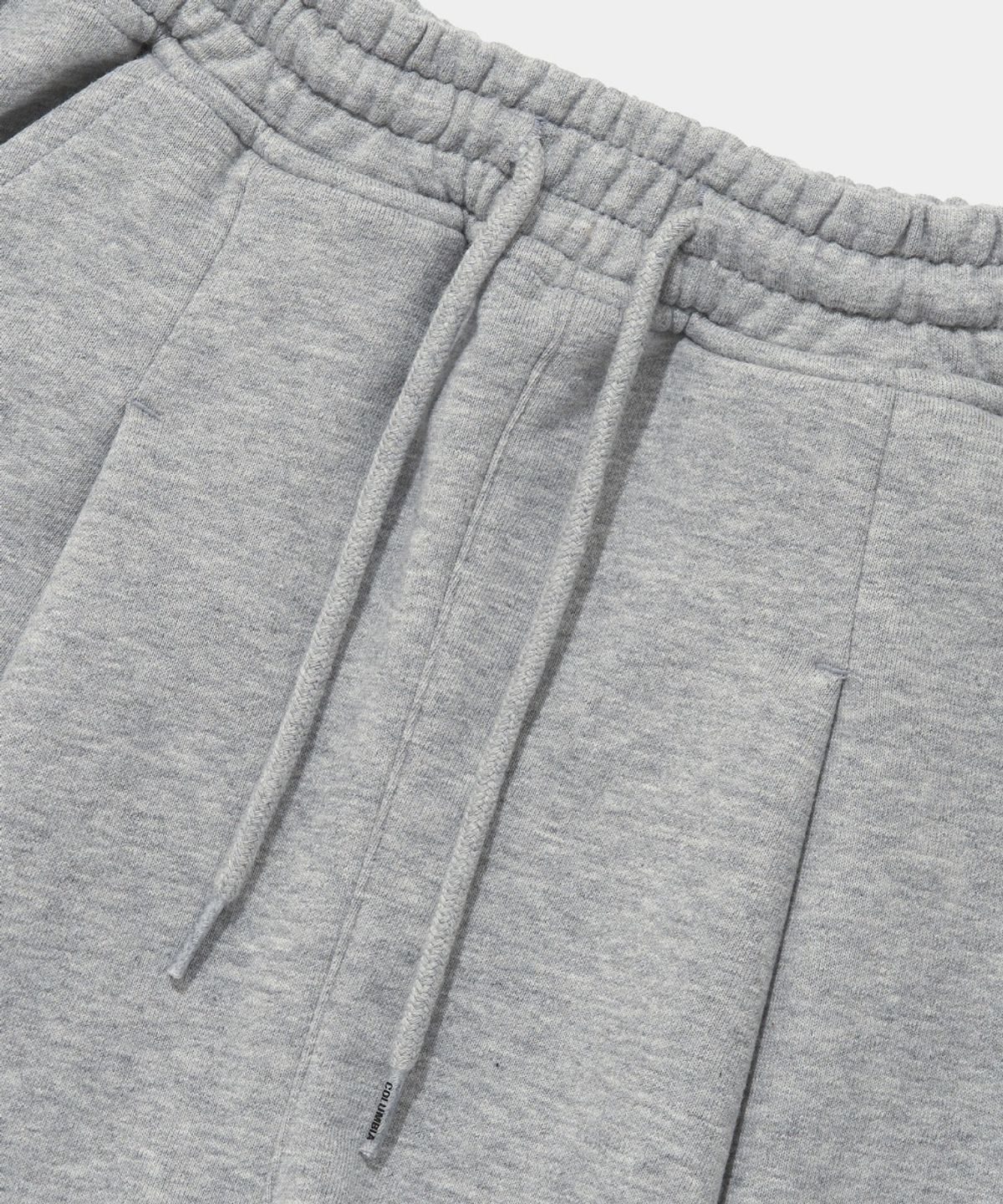 컬럼비아 유니버시티(COLUMBIA UNIVERSITY) NYC EMB PINTUCK TERRY SWEAT SHORTS PANTS_MELANGE GRAY