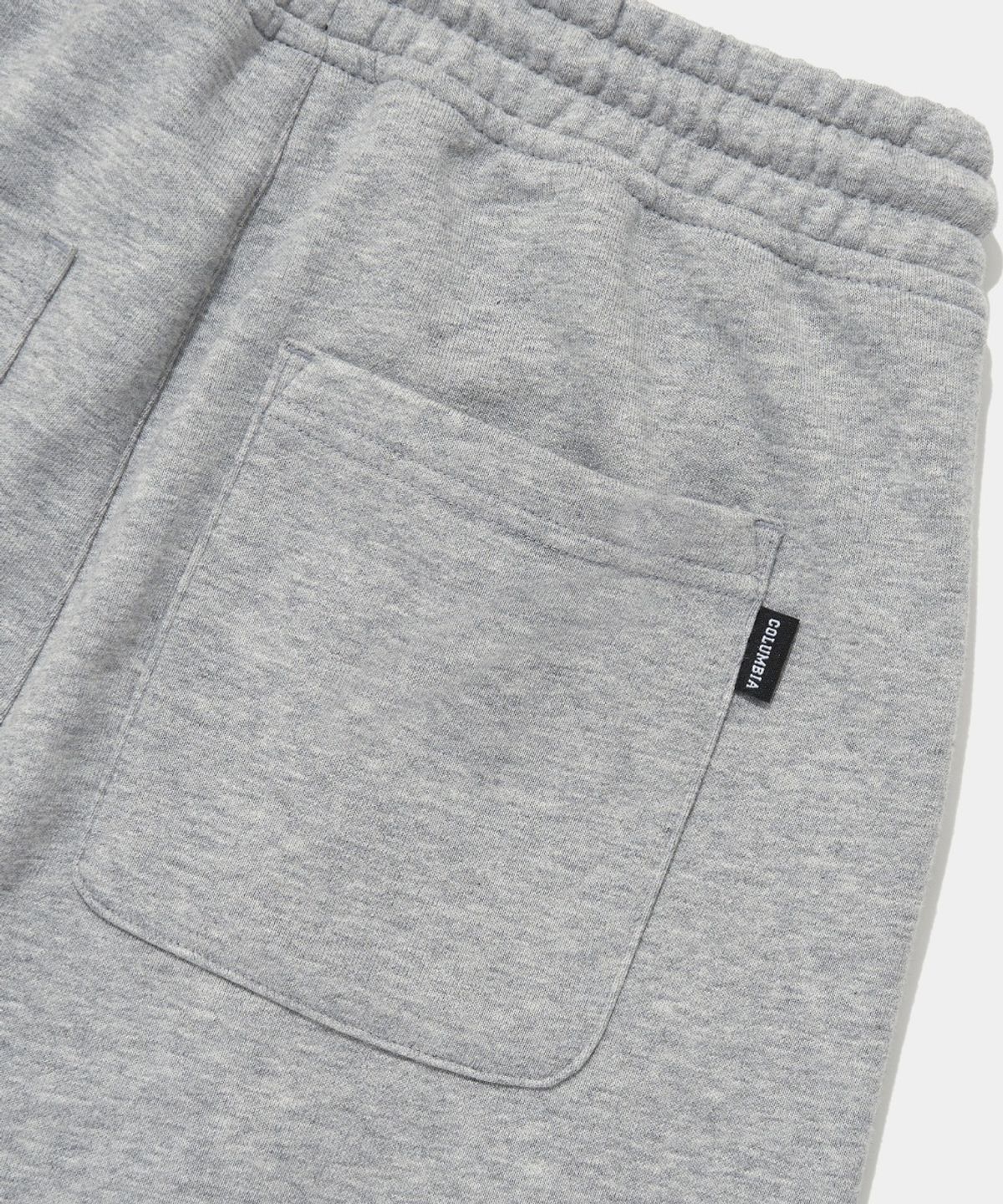 컬럼비아 유니버시티(COLUMBIA UNIVERSITY) NYC EMB PINTUCK TERRY SWEAT SHORTS PANTS_MELANGE GRAY