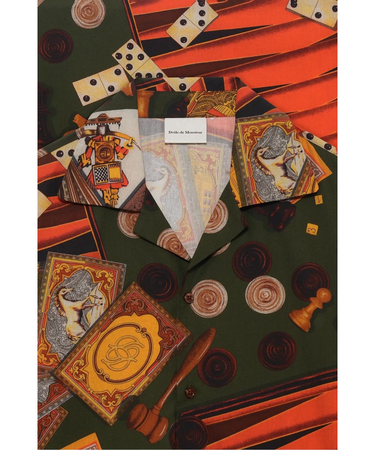 드롤드무슈(DROLE DE MONSIEUR) 카지노 그래픽 셔츠 Chemise Casino D0SCM26216OTX