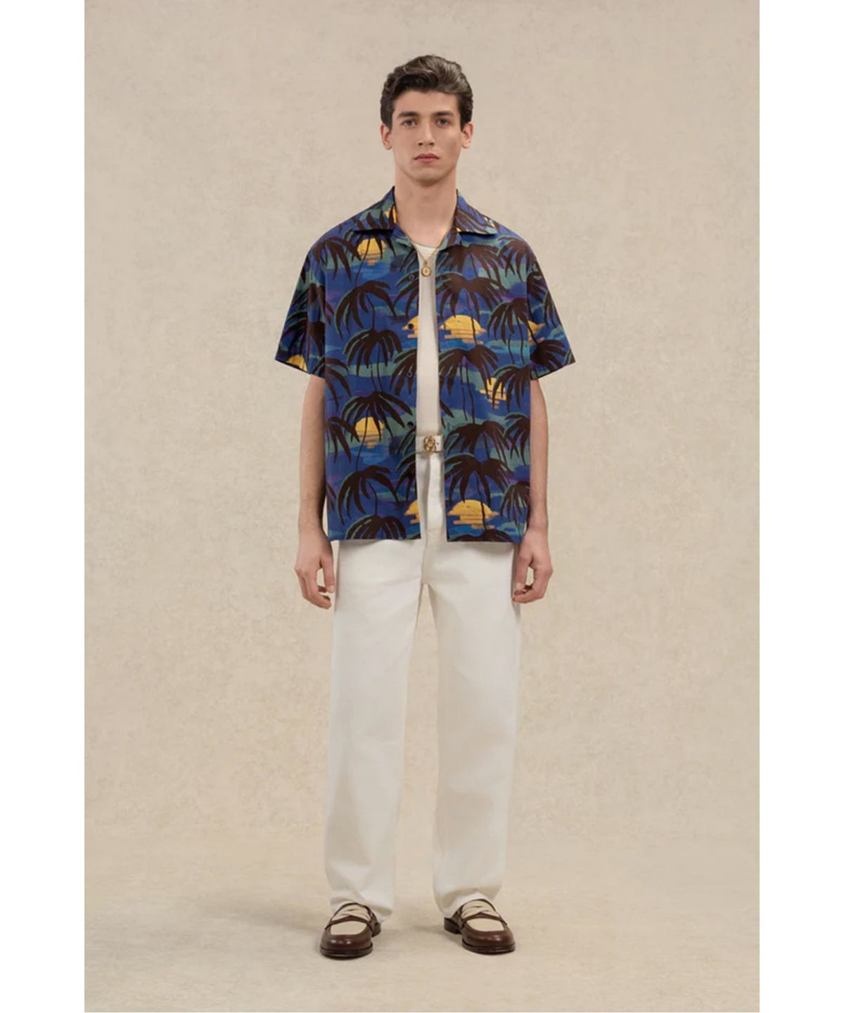 드롤드무슈(DROLE DE MONSIEUR) 팜 그래픽 셔츠 Chemise Palm D0SCM26215NYX