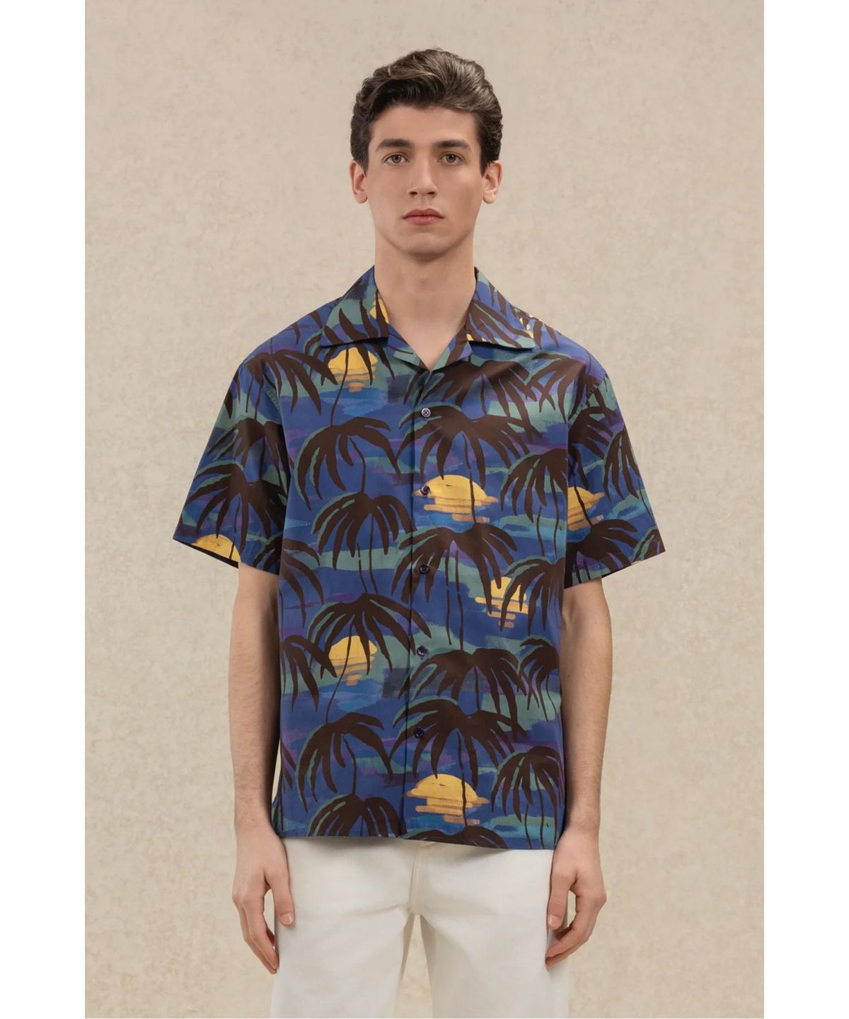 드롤드무슈(DROLE DE MONSIEUR) 팜 그래픽 셔츠 Chemise Palm D0SCM26215NYX