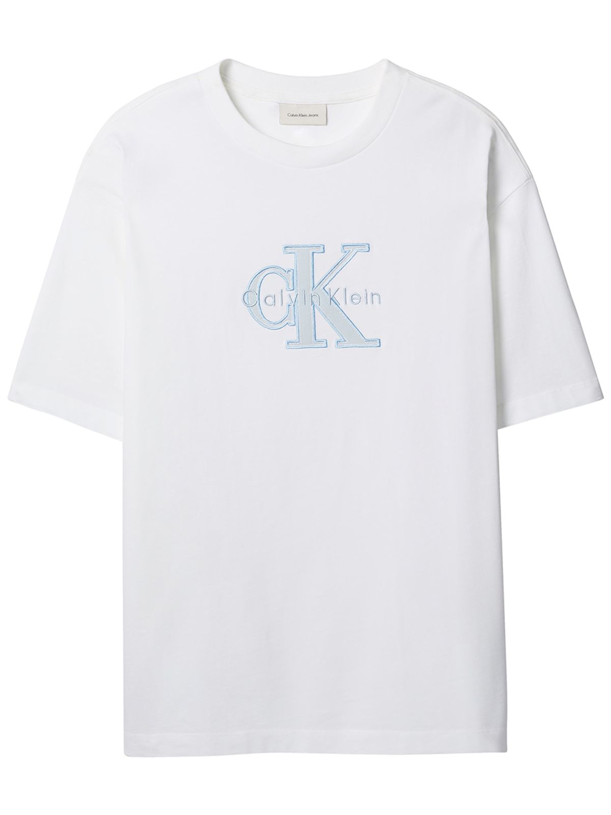 캘빈클라인 진(CALVIN KLEIN JEANS) 엘리베이티드 모노로고 반팔 티셔츠 4RF819G YAF