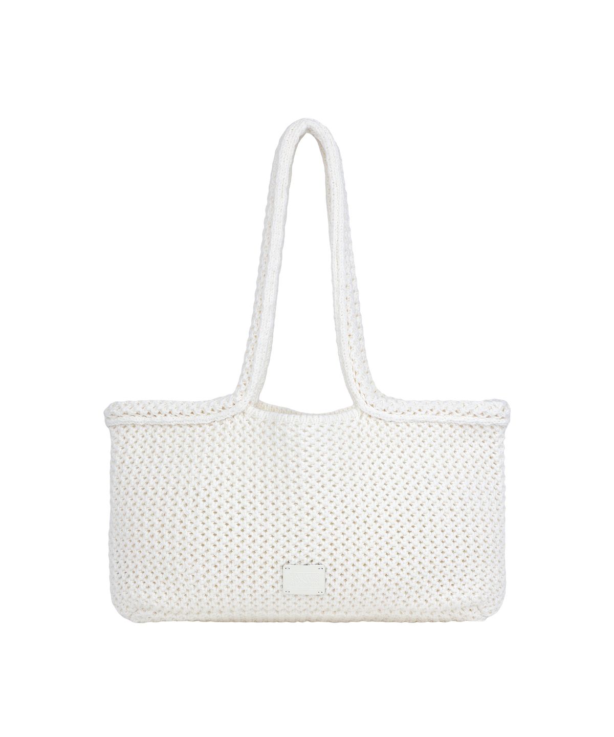 마리떼 프랑소와 저버(MARITHÉ + FRANҪOIS GIRBAUD) CLASSIC LOGO NET SHOULDER BAG ivory