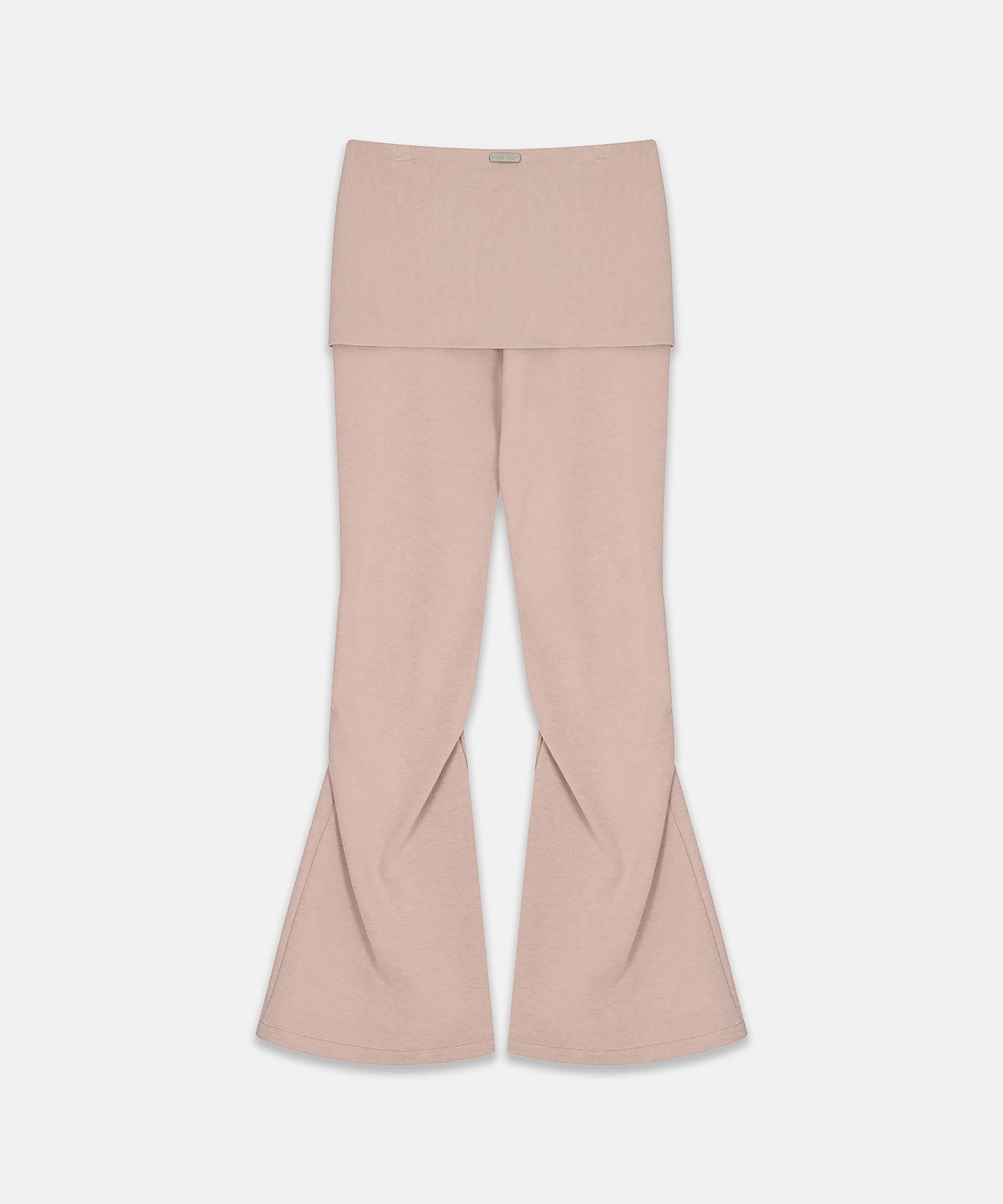 나체(NACHE) EXPOSURE ZIP SWEAT SKIRT PANTS APRICOT