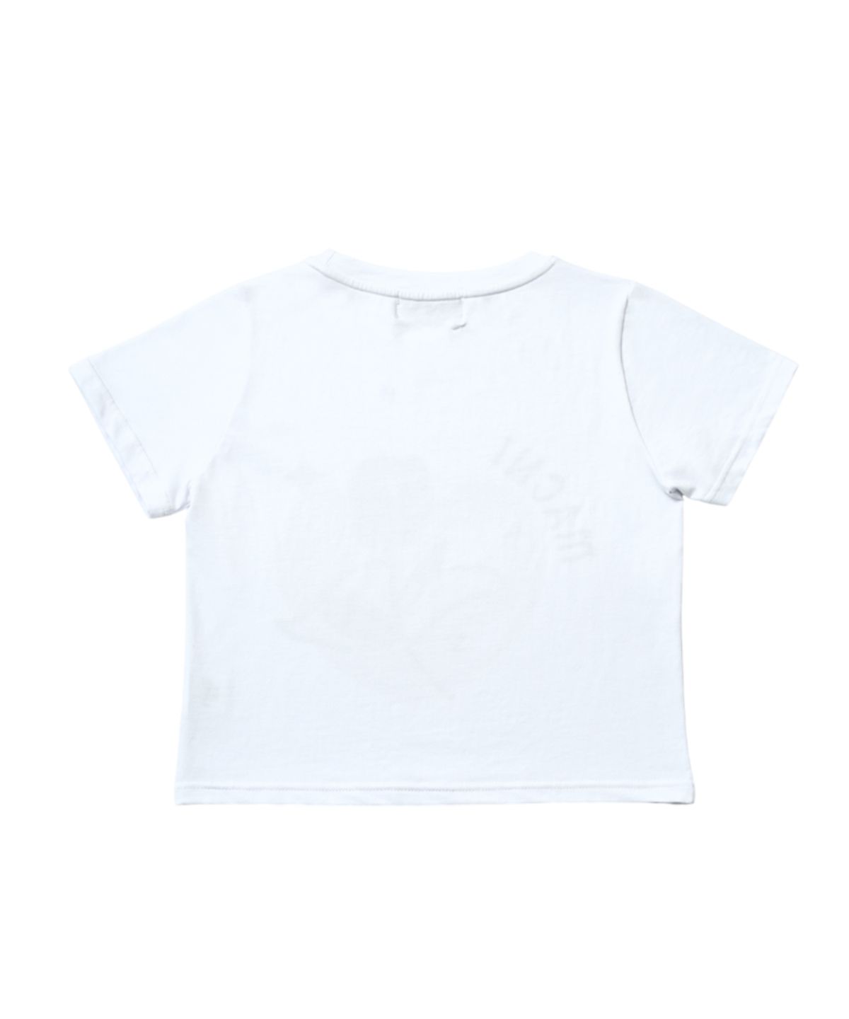 마크니(MACNI) ROSE HEART CROP T-SHIRT WHITE