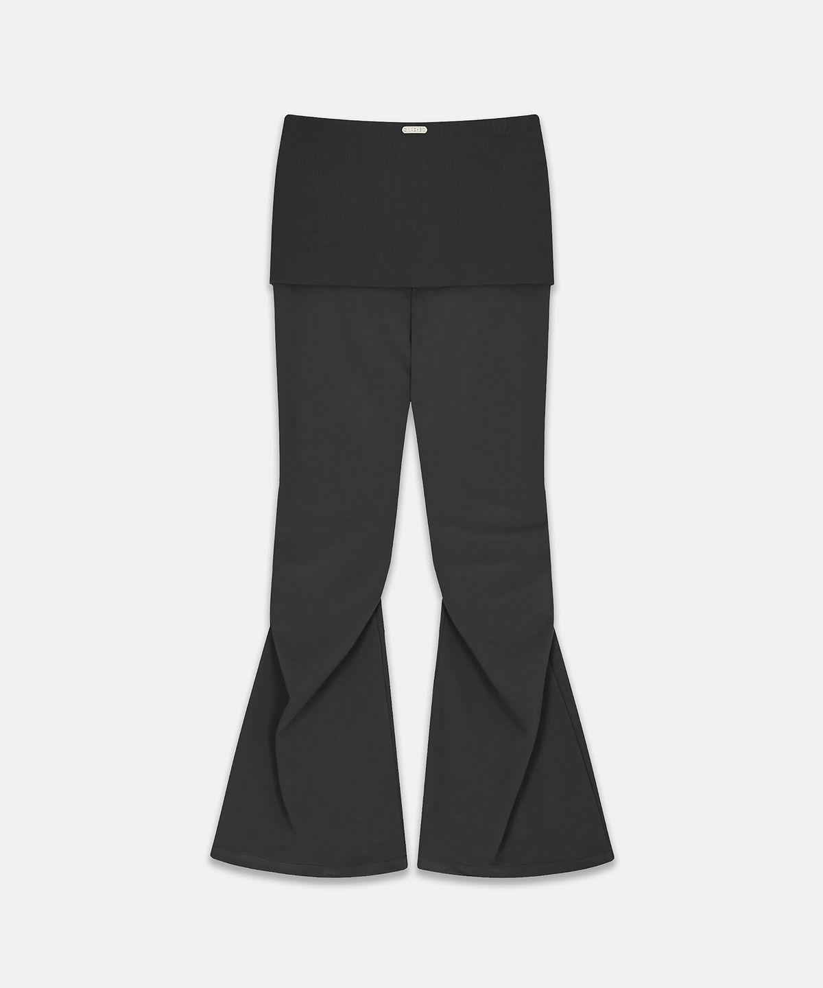 나체(NACHE) EXPOSURE ZIP SWEAT SKIRT PANTS CHARCOAL