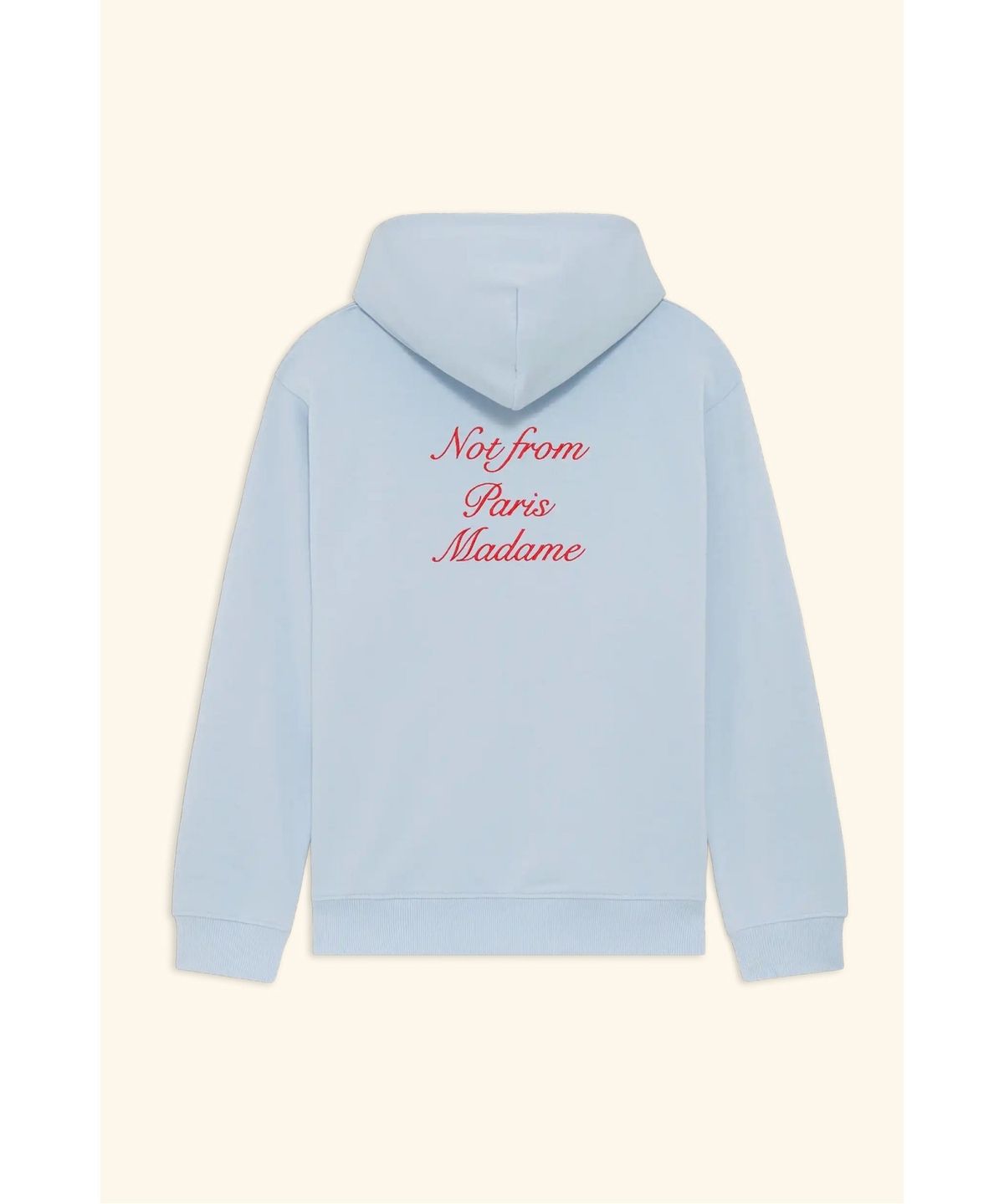 드롤드무슈(DROLE DE MONSIEUR) 슬로건 캘리그래피 후디 Le Hoodie Slogan Calligraphy D0THM26205BUL