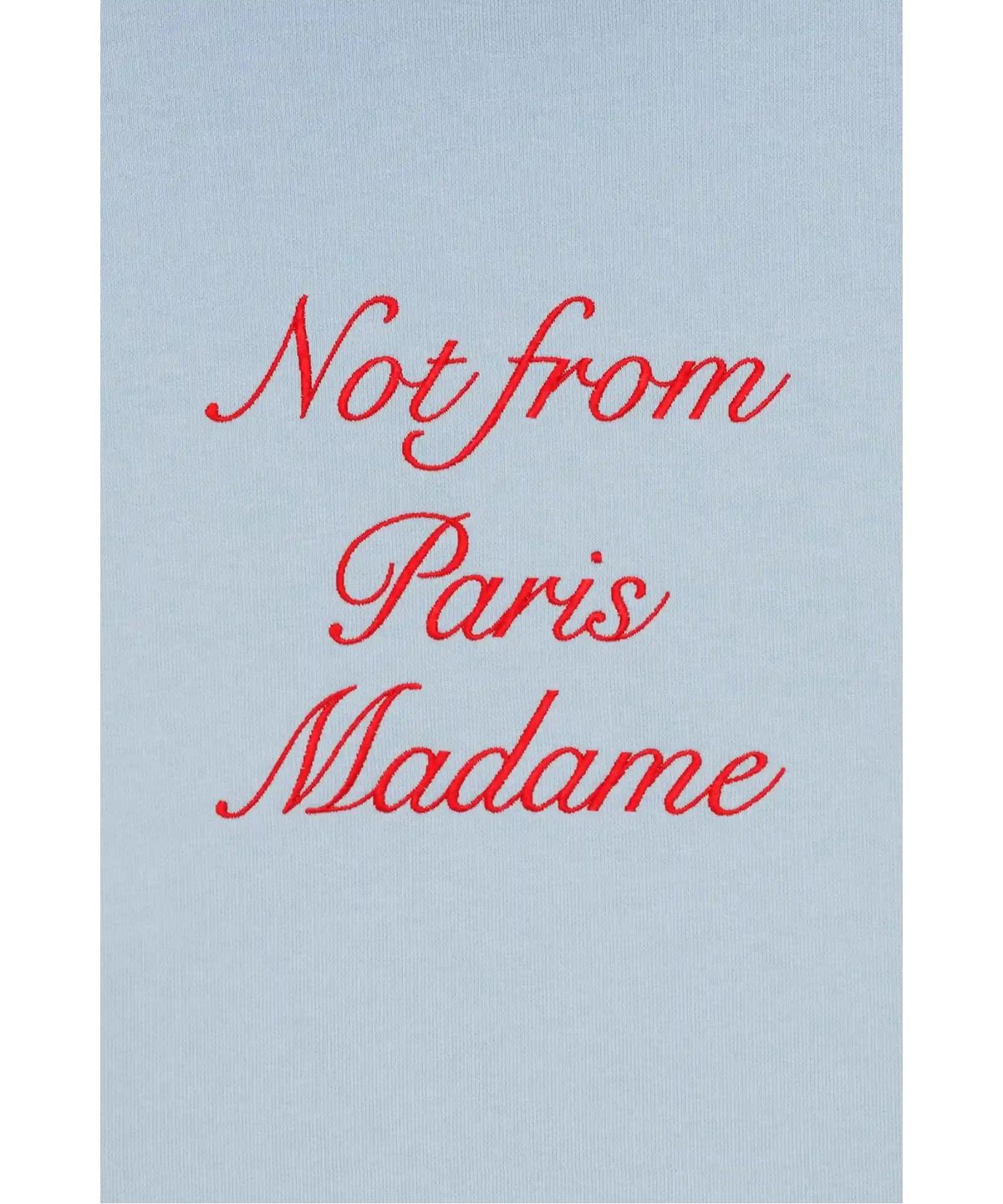 드롤드무슈(DROLE DE MONSIEUR) 슬로건 캘리그래피 후디 Le Hoodie Slogan Calligraphy D0THM26205BUL