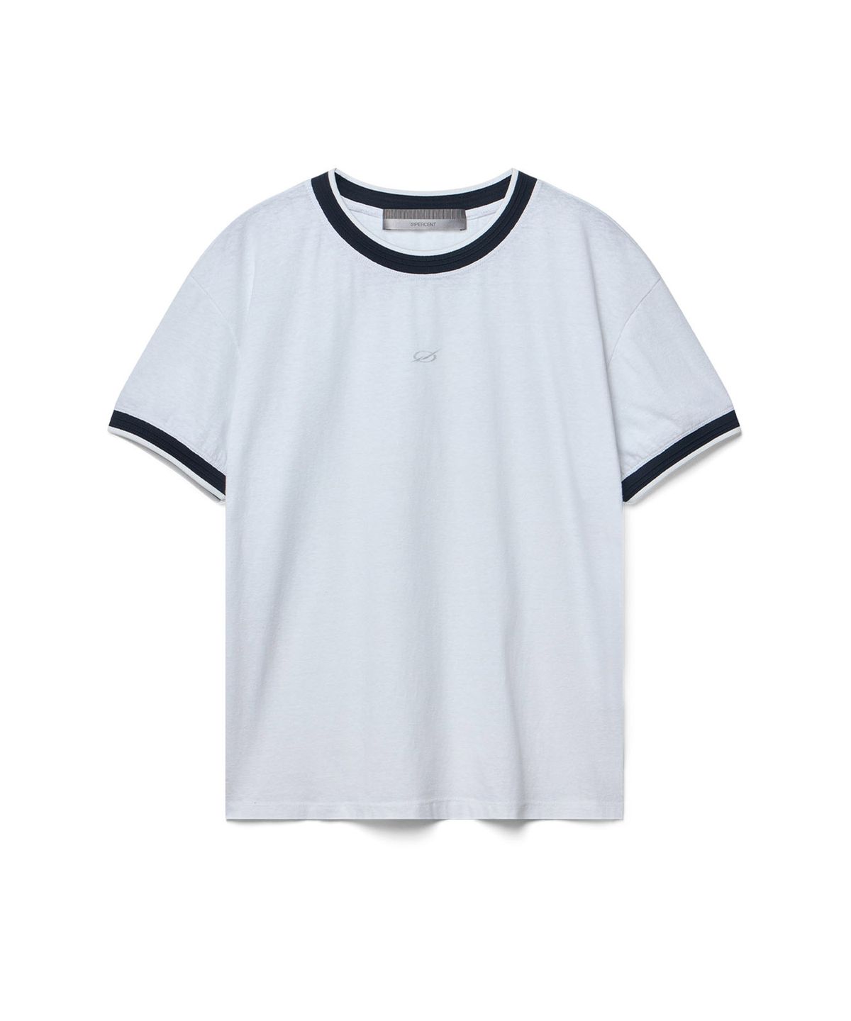 51퍼센트(51PERCENT) Slub ringer t-shirt - White