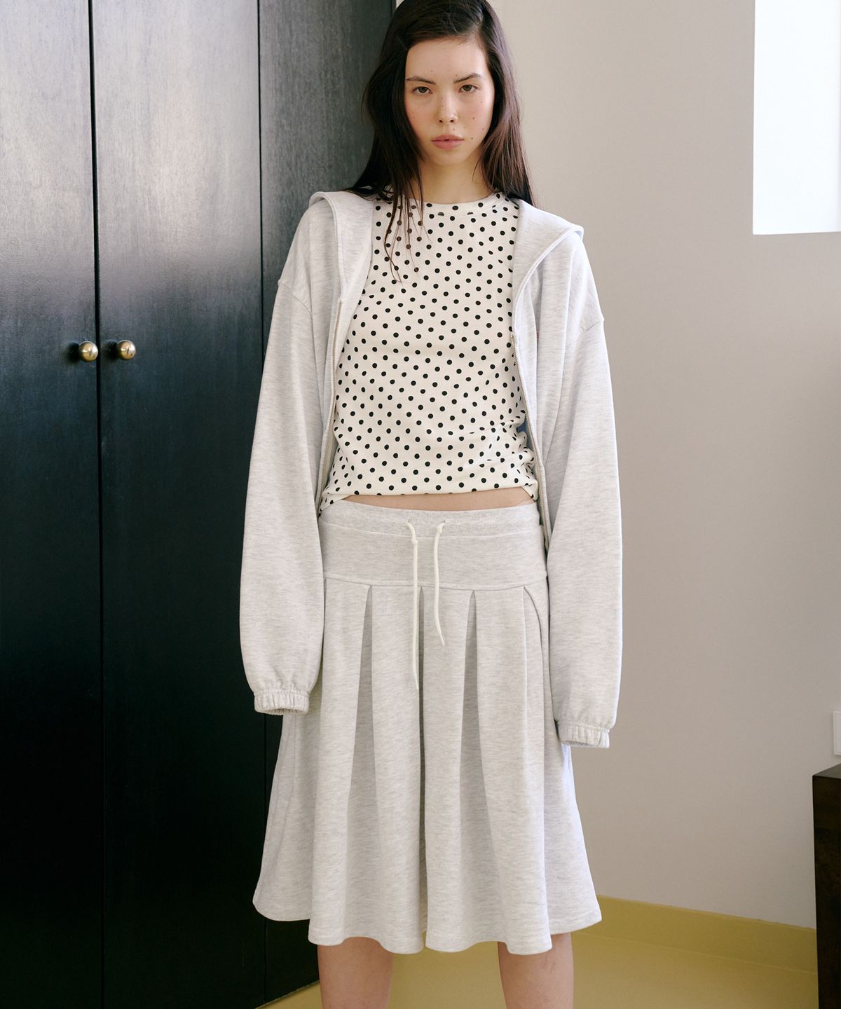 펀프롬펀(FUNFROMFUN) Dotted Tank Top, White