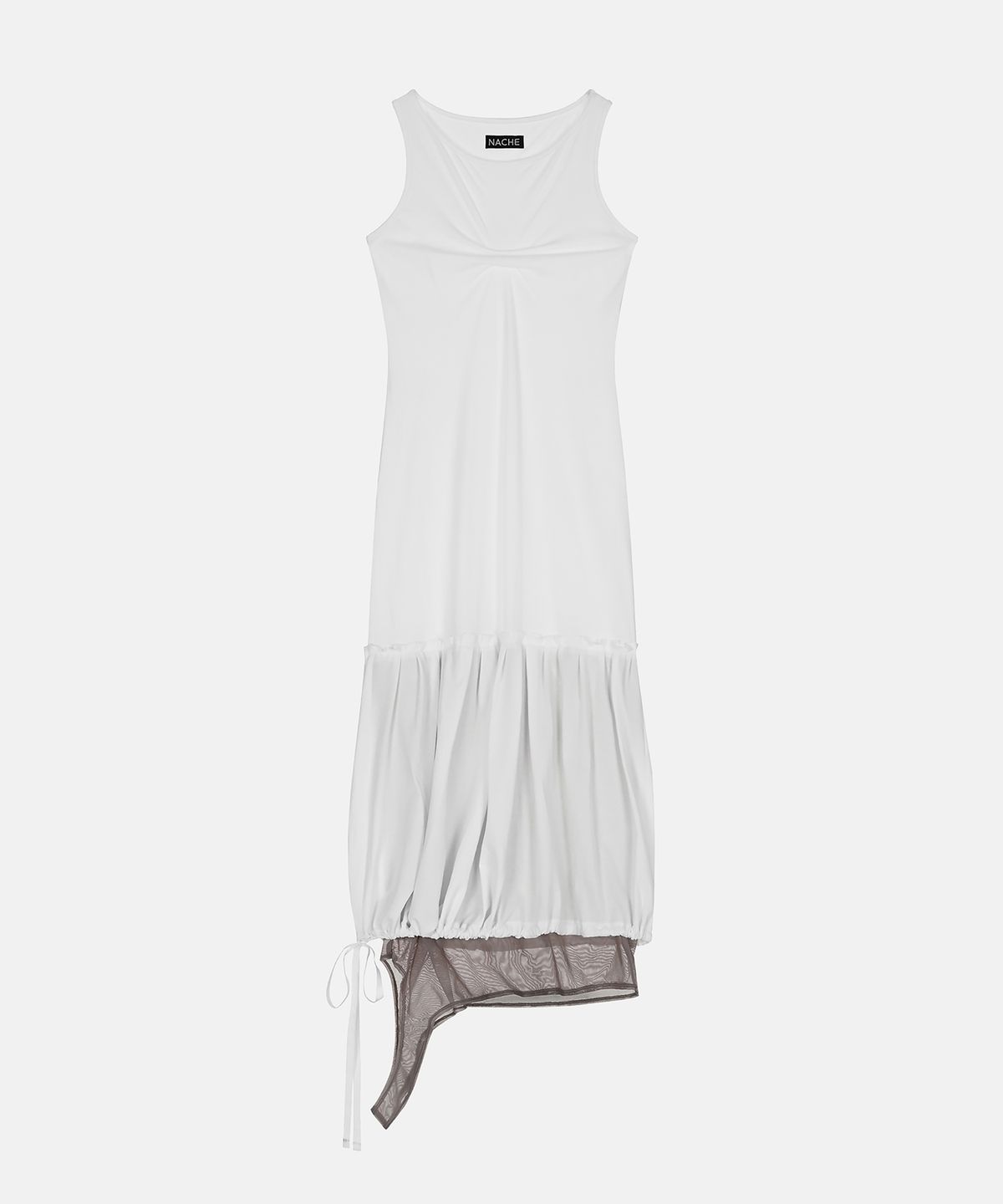나체(NACHE) MULTIWAY LAYERED MAXI DRESS IVORY