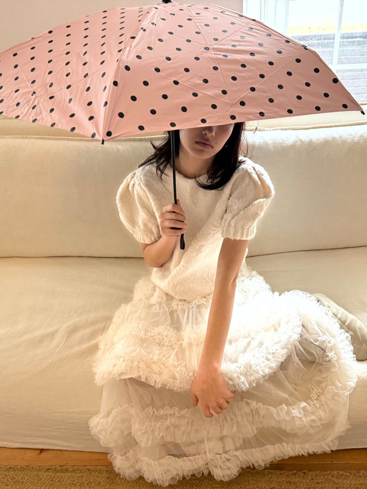 시오르(SIEOR) [UV차단] Dotty shade umbrella_3colors