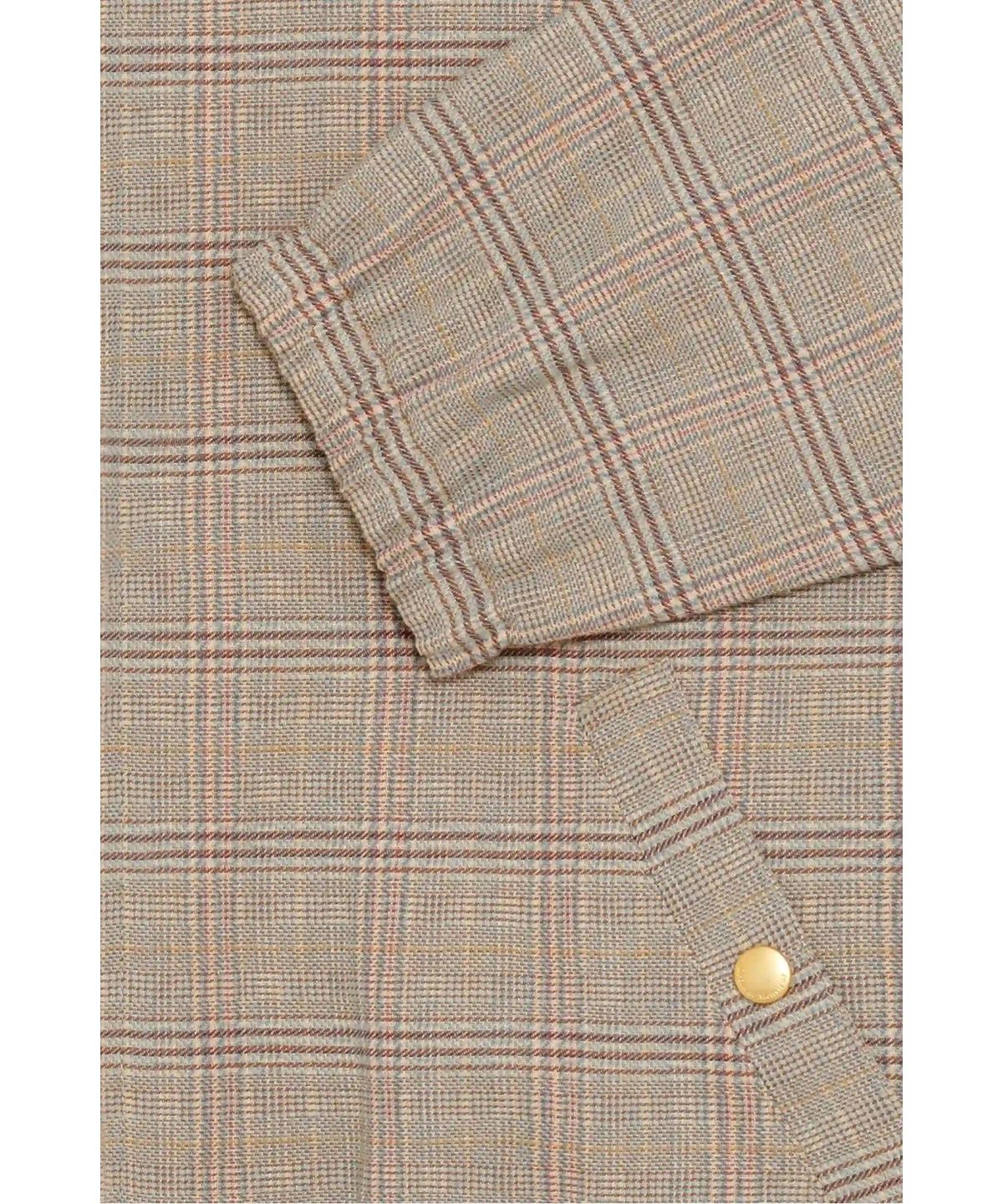 드롤드무슈(DROLE DE MONSIEUR) 체크 패턴 블루종 재킷 Blouson Drole a Carreaux D0JAM26108BED