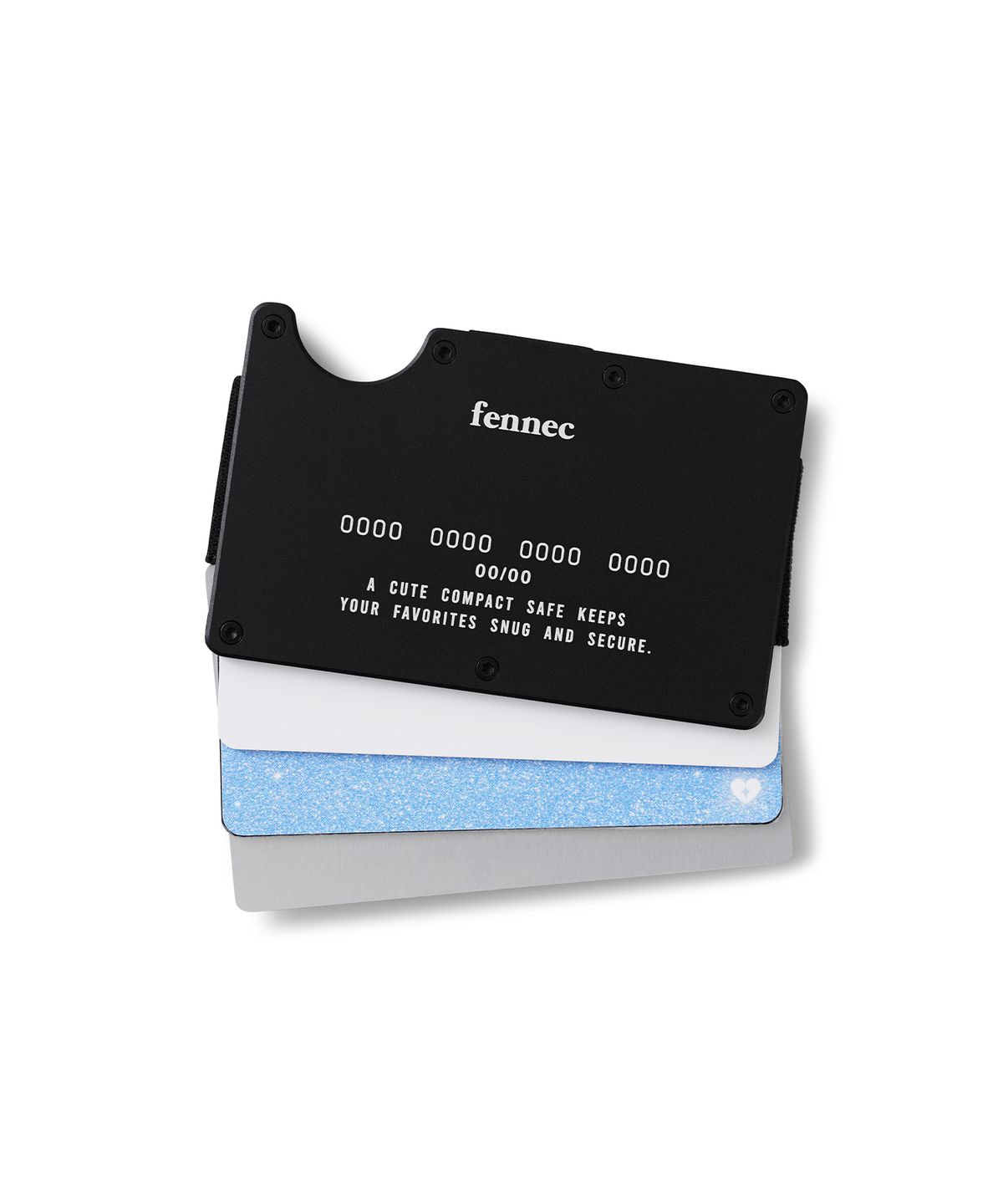 페넥(FENNEC) MAC SAFE CARD POCKET - BLACK