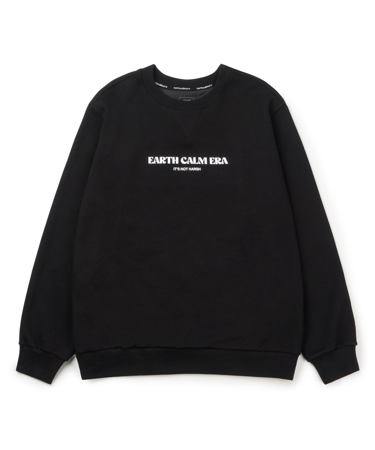 얼스캄에라(EARTH CALM ERA) 내추럴 데일리 스웨트셔츠_블랙